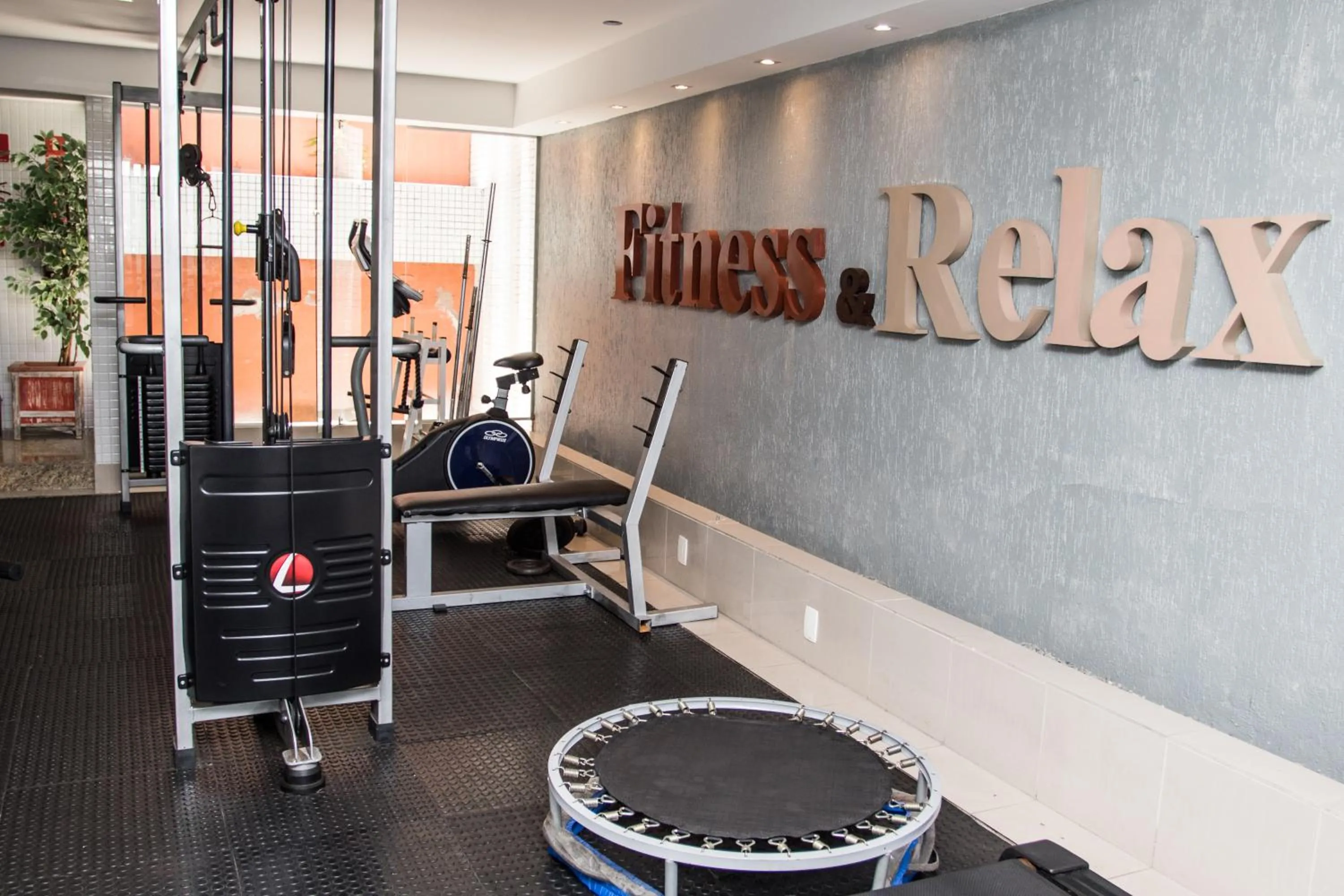 Fitness centre/facilities in Hotel Village Premium Joao Pessoa