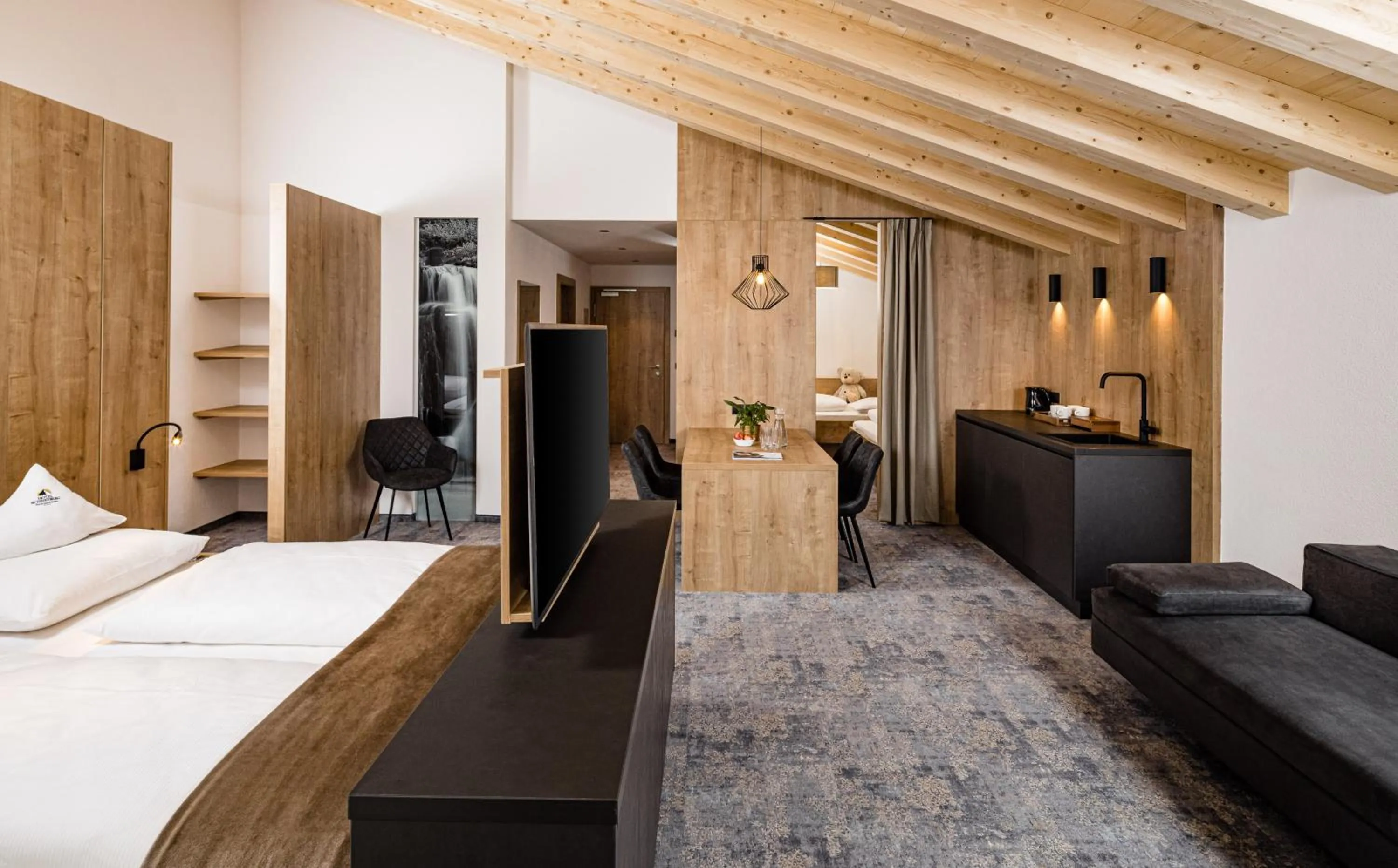 Bed in Hotel Schneeberg FAMILY SPA RESORT