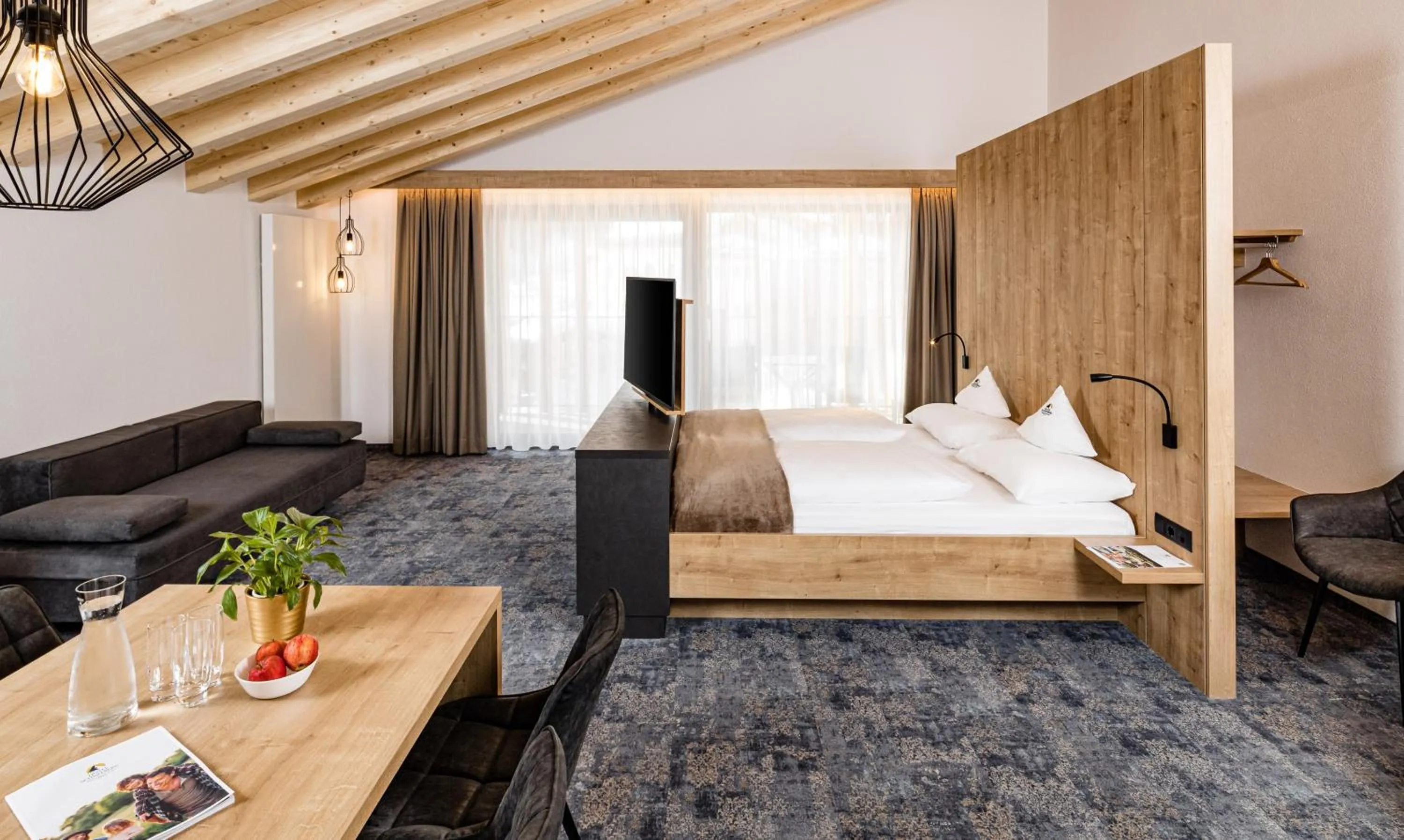 Bed in Hotel Schneeberg FAMILY SPA RESORT