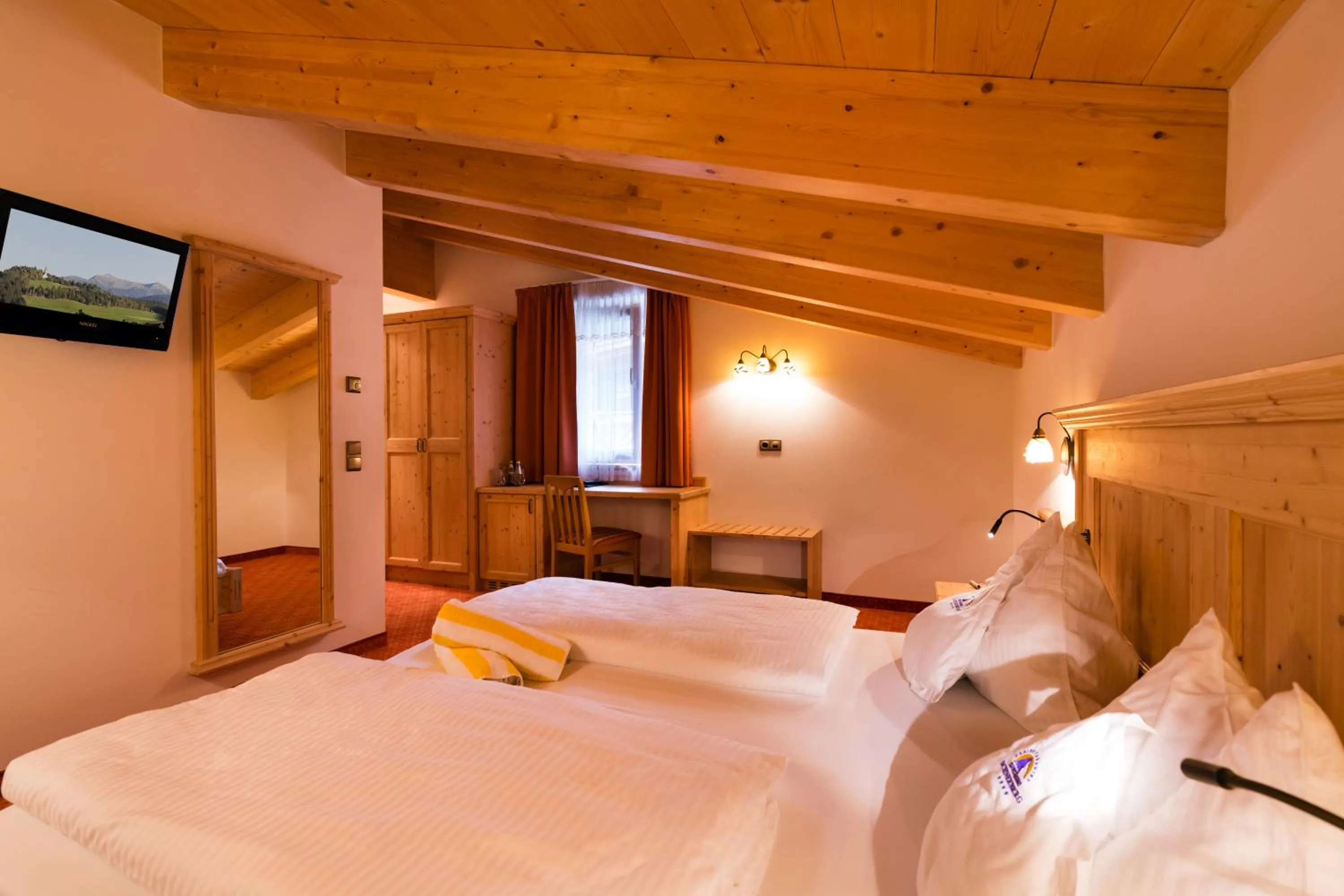 Photo of the whole room, Bed in Hotel Schneeberg FAMILY SPA RESORT