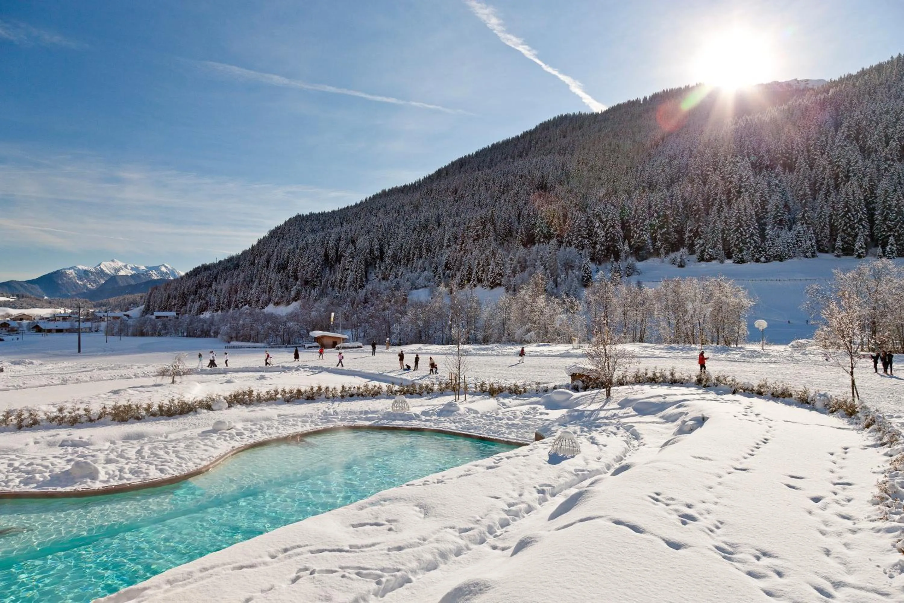 Swimming pool in Hotel Schneeberg FAMILY SPA RESORT