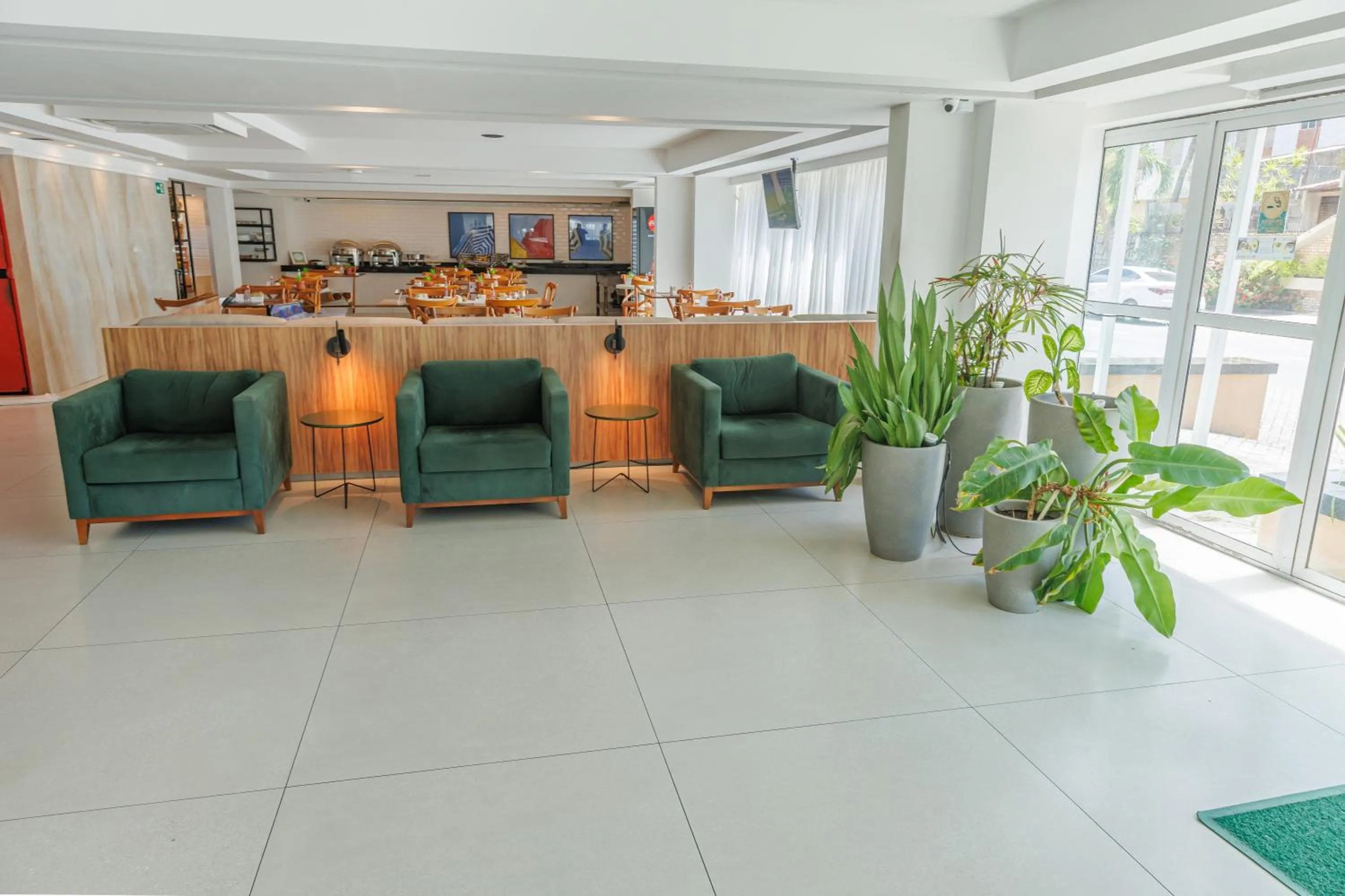 Seating area in Hotel Village Confort