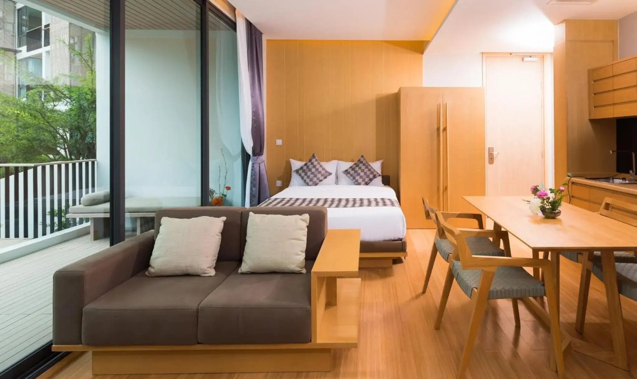 Junior Suite with Garden View in Zen Next Khao Yai By ZV Junior Suite with Garden View in Zen Next Khao Yai By ZV