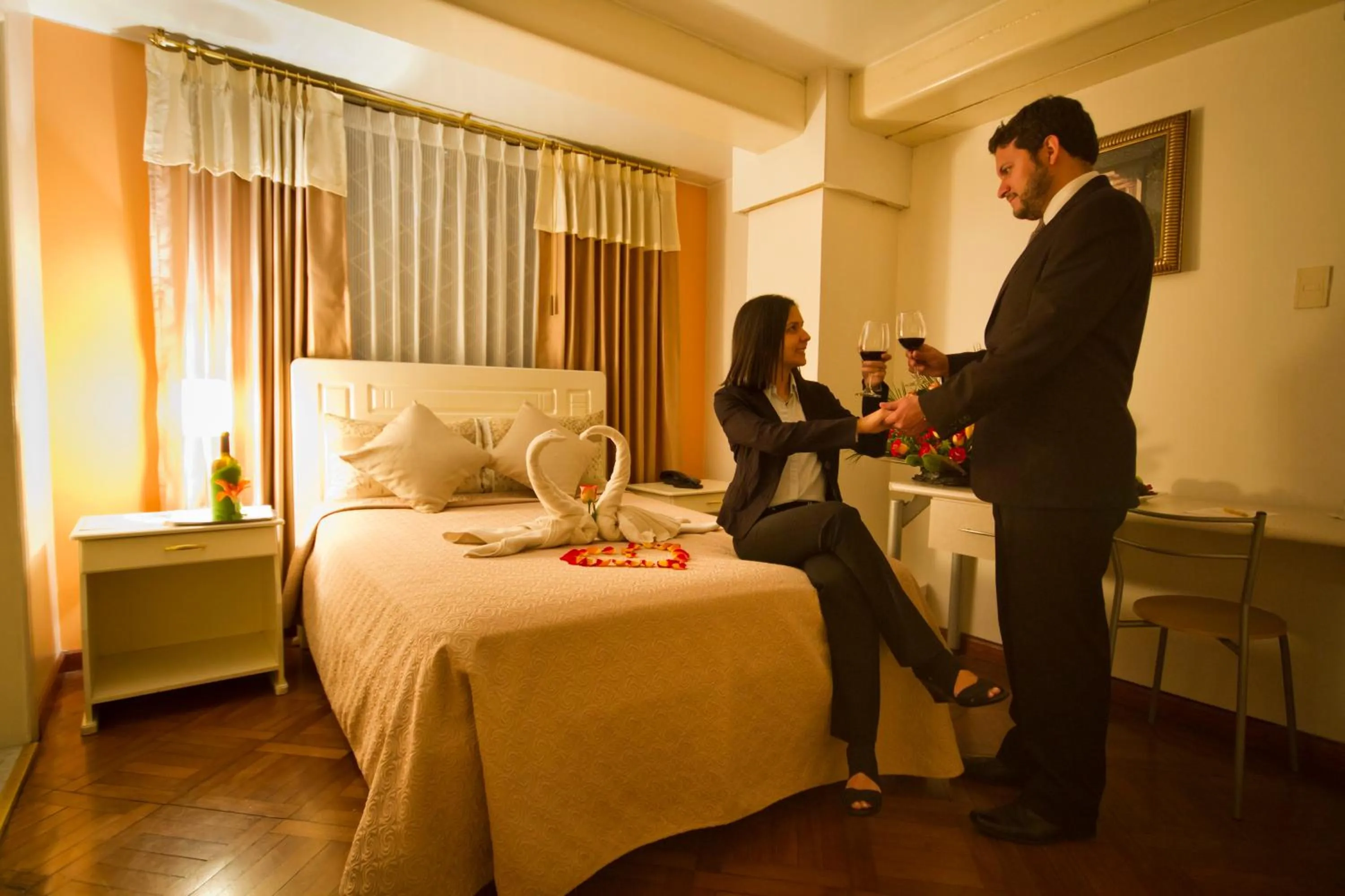 People, Bed in Hotel Sandmelis