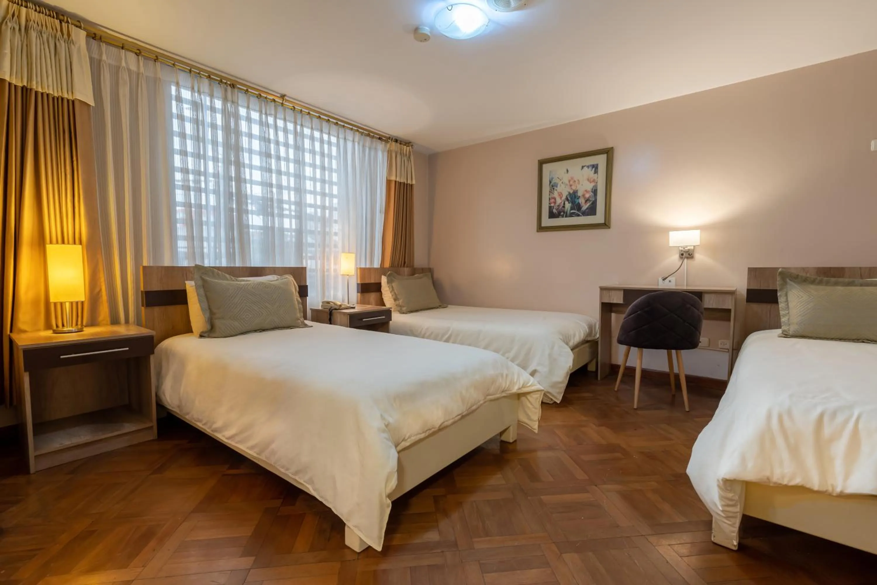 Bedroom, Bed in Hotel Sandmelis