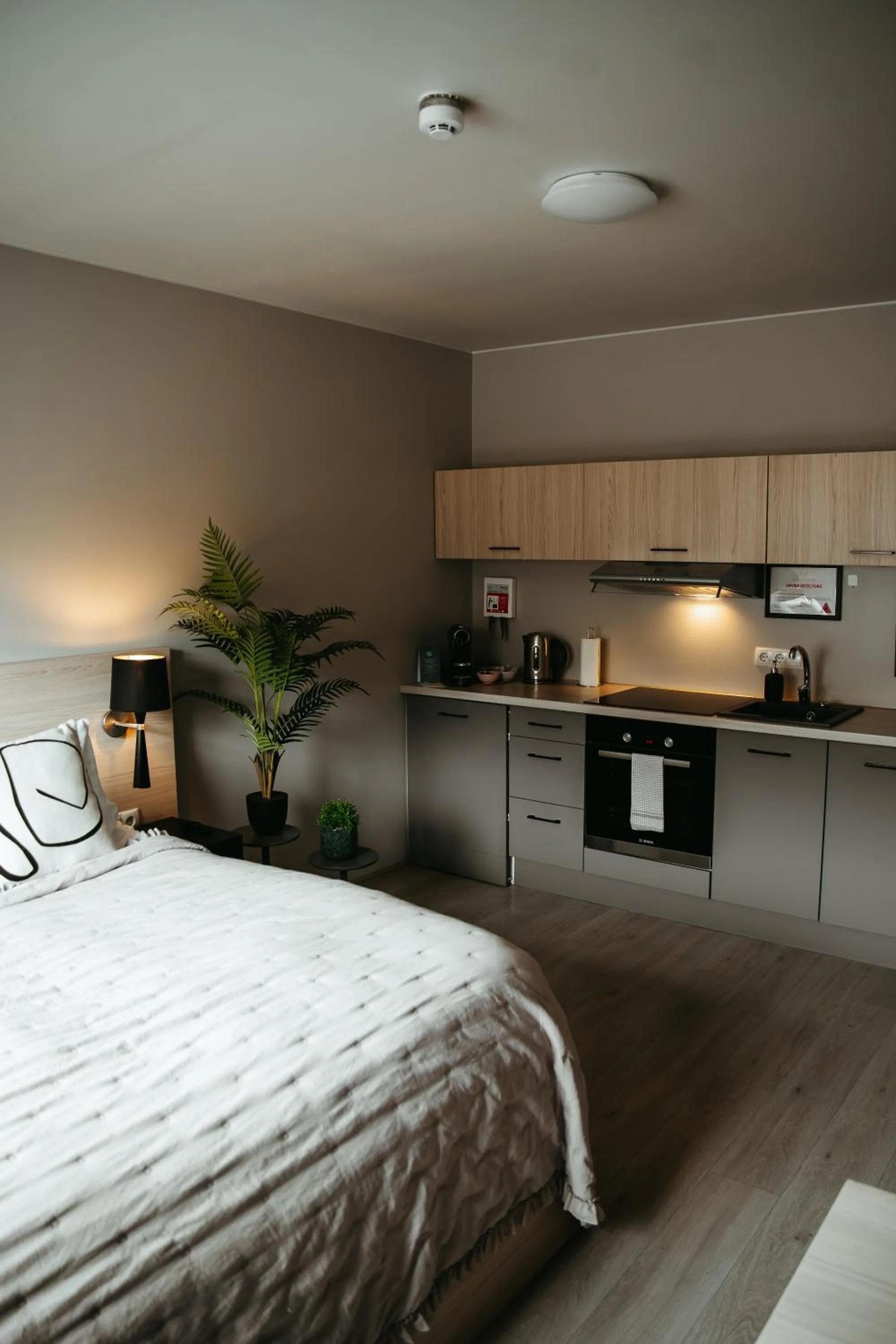 Bed in Vík Apartments