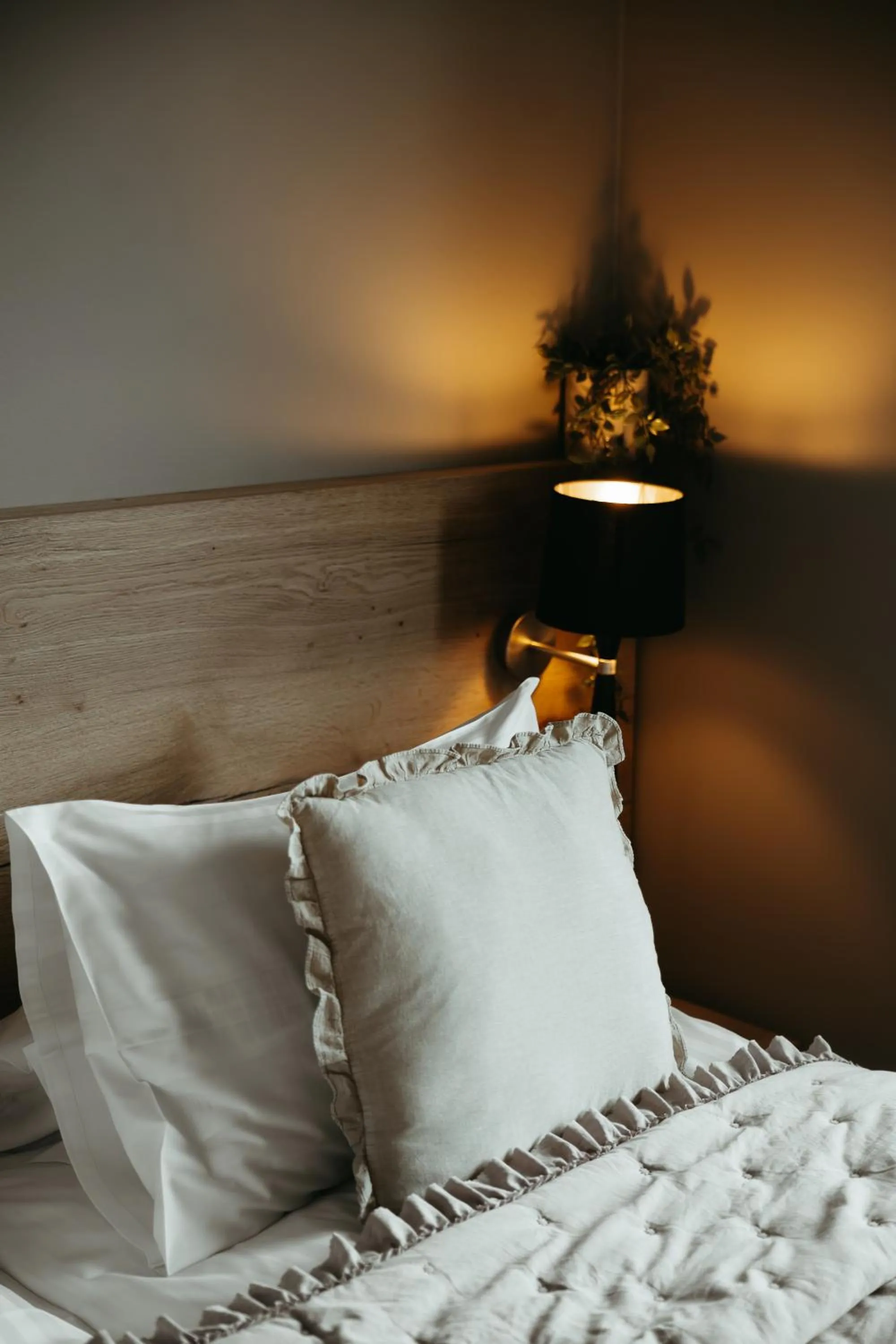 Bed in Vík Apartments