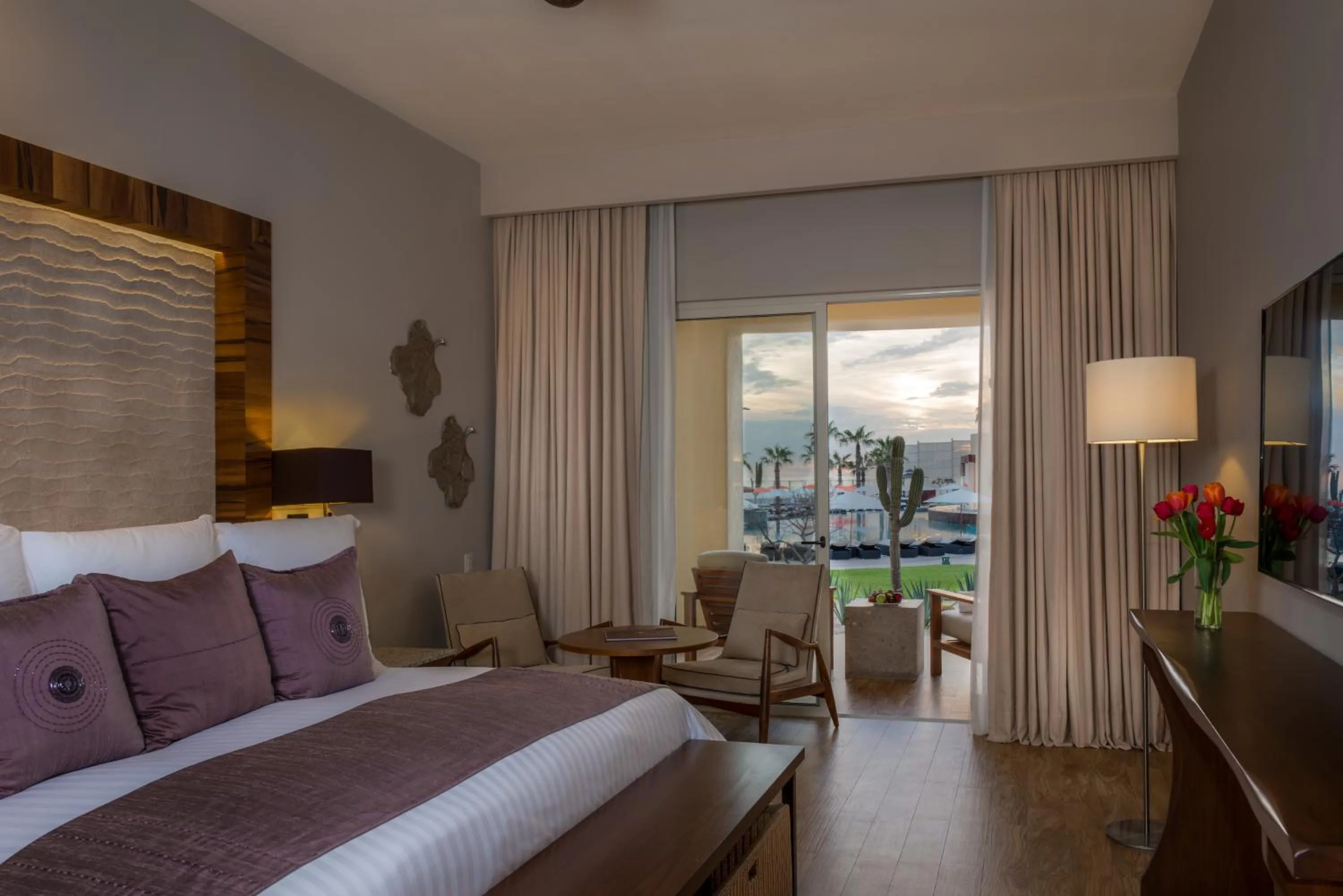 Balcony/Terrace, Bed in Pueblo Bonito Pacifica Golf & Spa Resort - All Inclusive - Adults Only