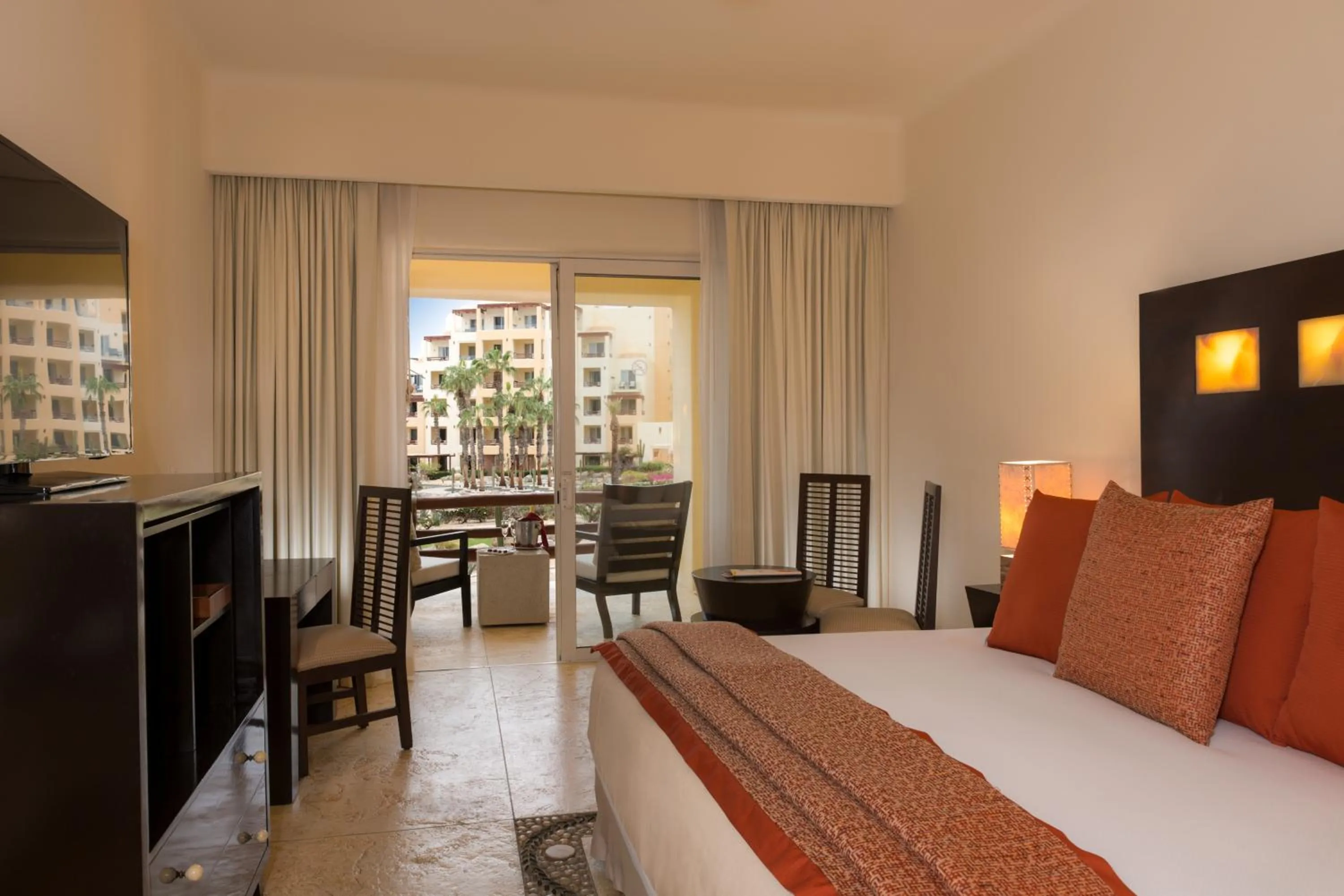 Balcony/Terrace, Bed in Pueblo Bonito Pacifica Golf & Spa Resort - All Inclusive - Adults Only
