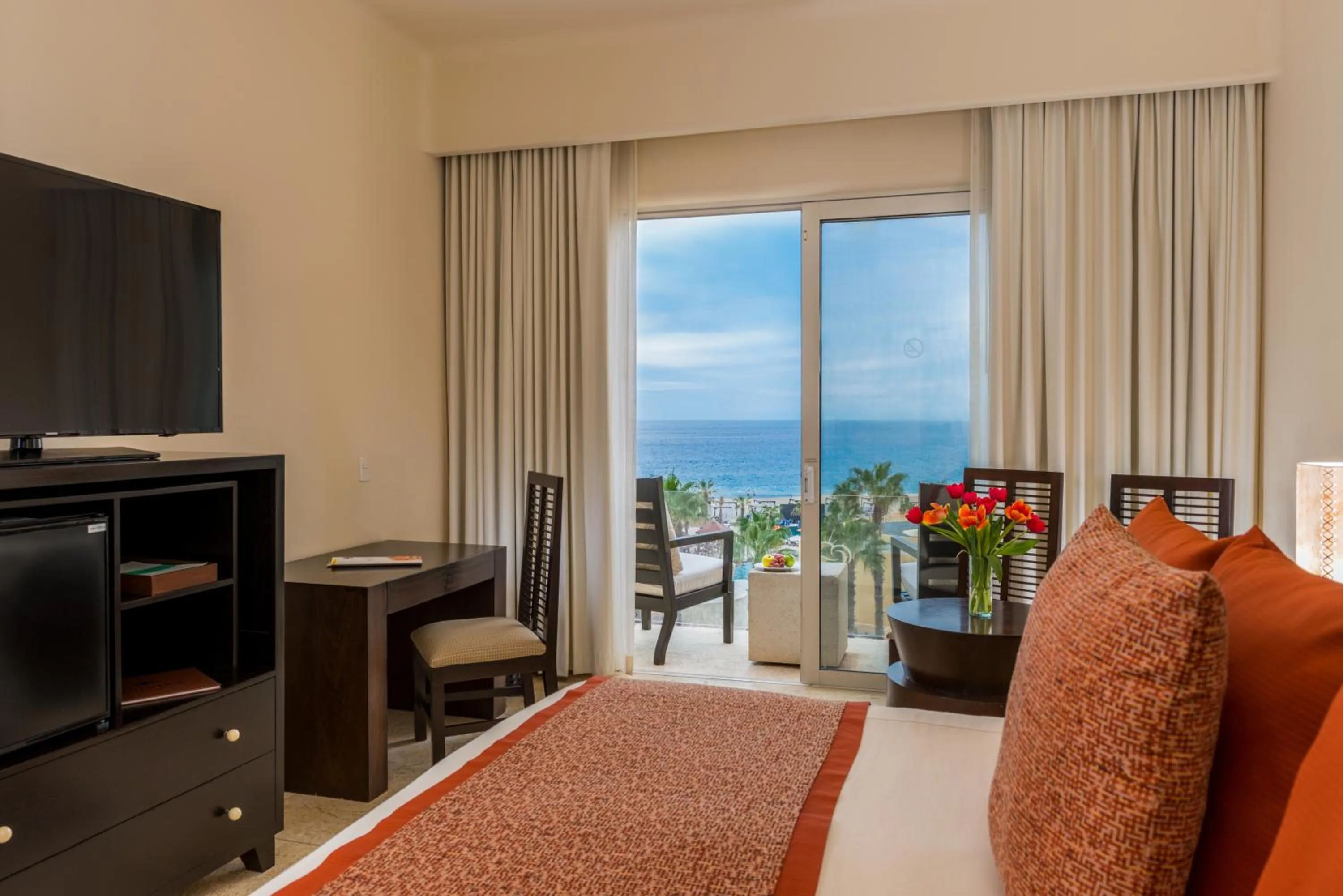 TV and multimedia, Bed in Pueblo Bonito Pacifica Golf & Spa Resort - All Inclusive - Adults Only