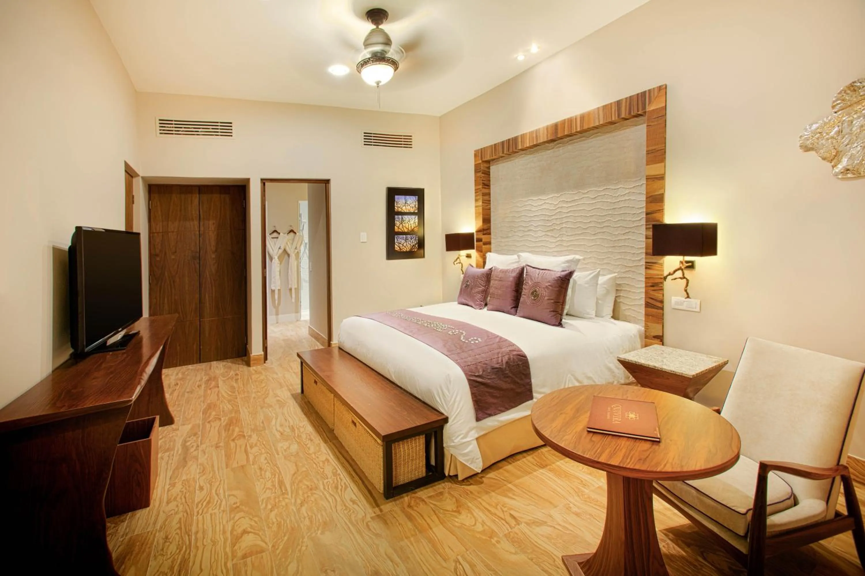 Bathroom, Bed in Pueblo Bonito Pacifica Golf & Spa Resort - All Inclusive - Adults Only