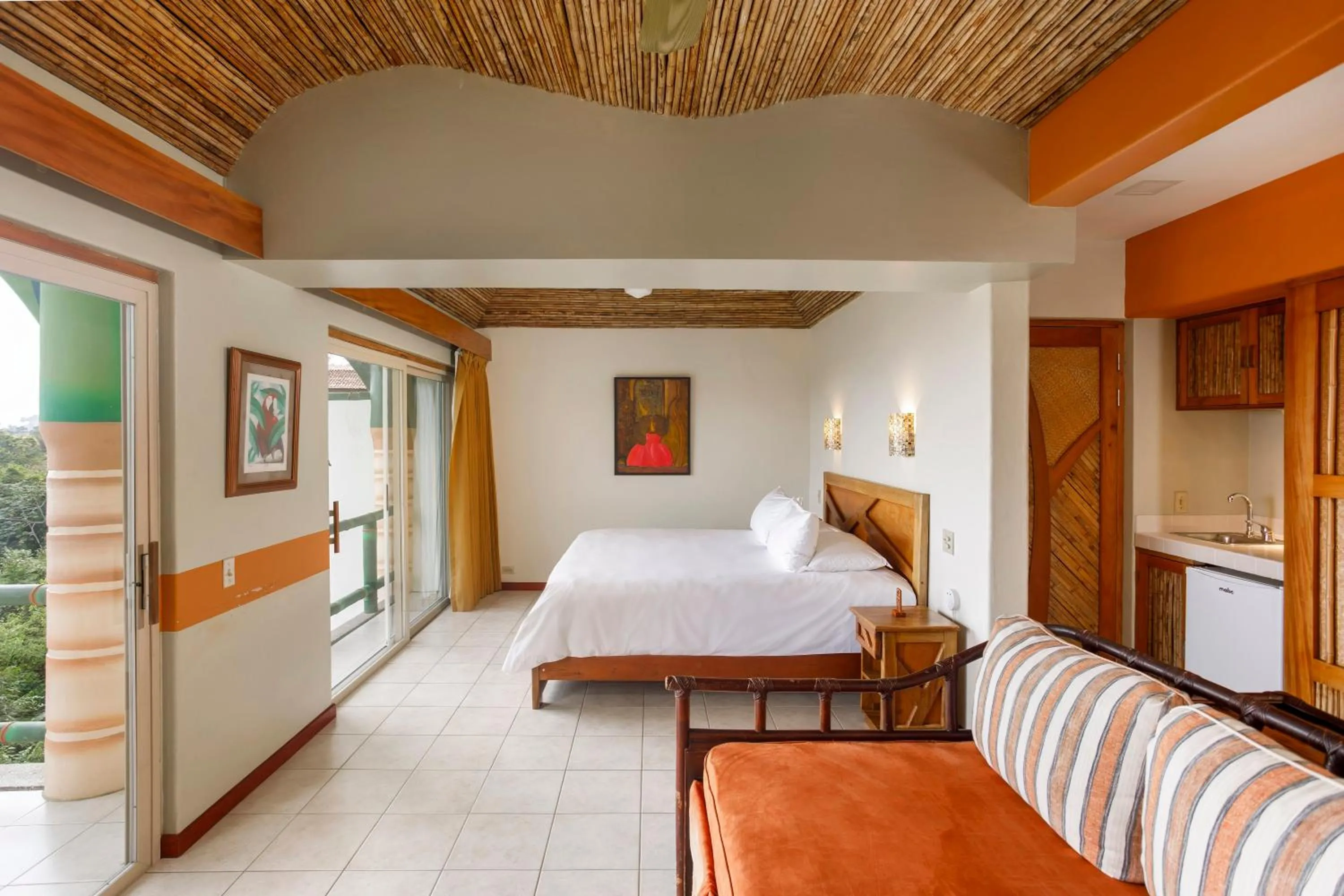 Bed in Si Como No Resort & Wildlife Refuge