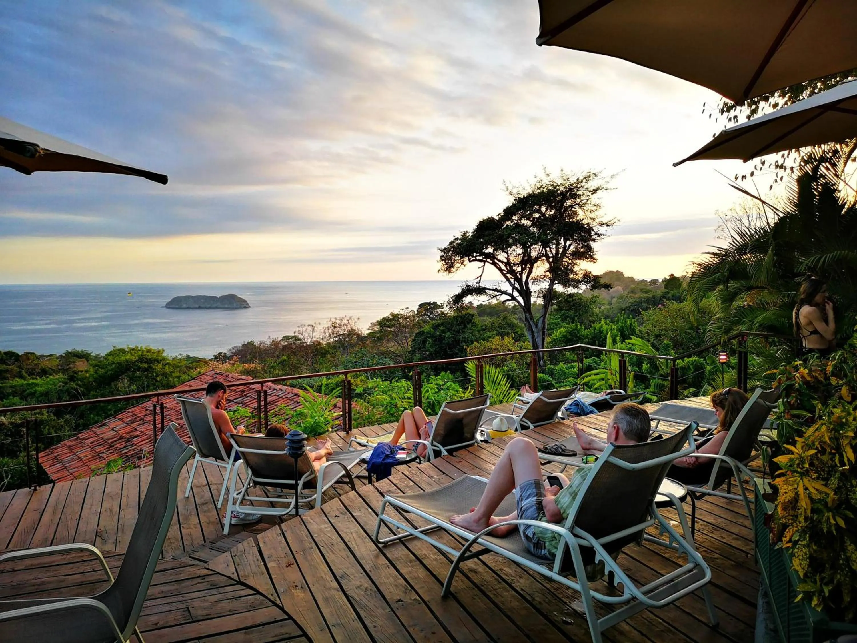 Patio in Si Como No Resort & Wildlife Refuge