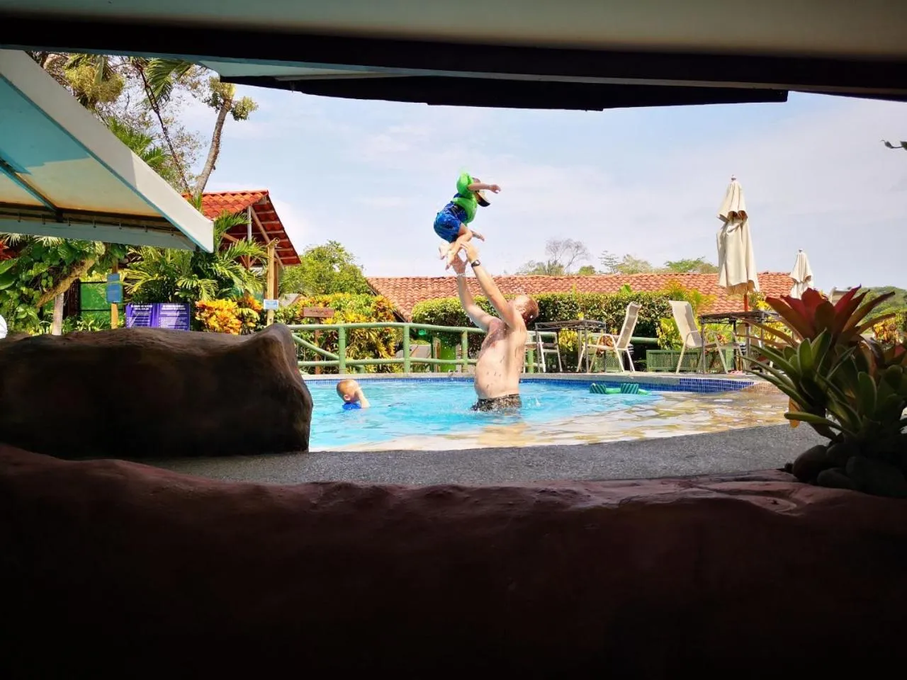 Swimming pool in Si Como No Resort & Wildlife Refuge