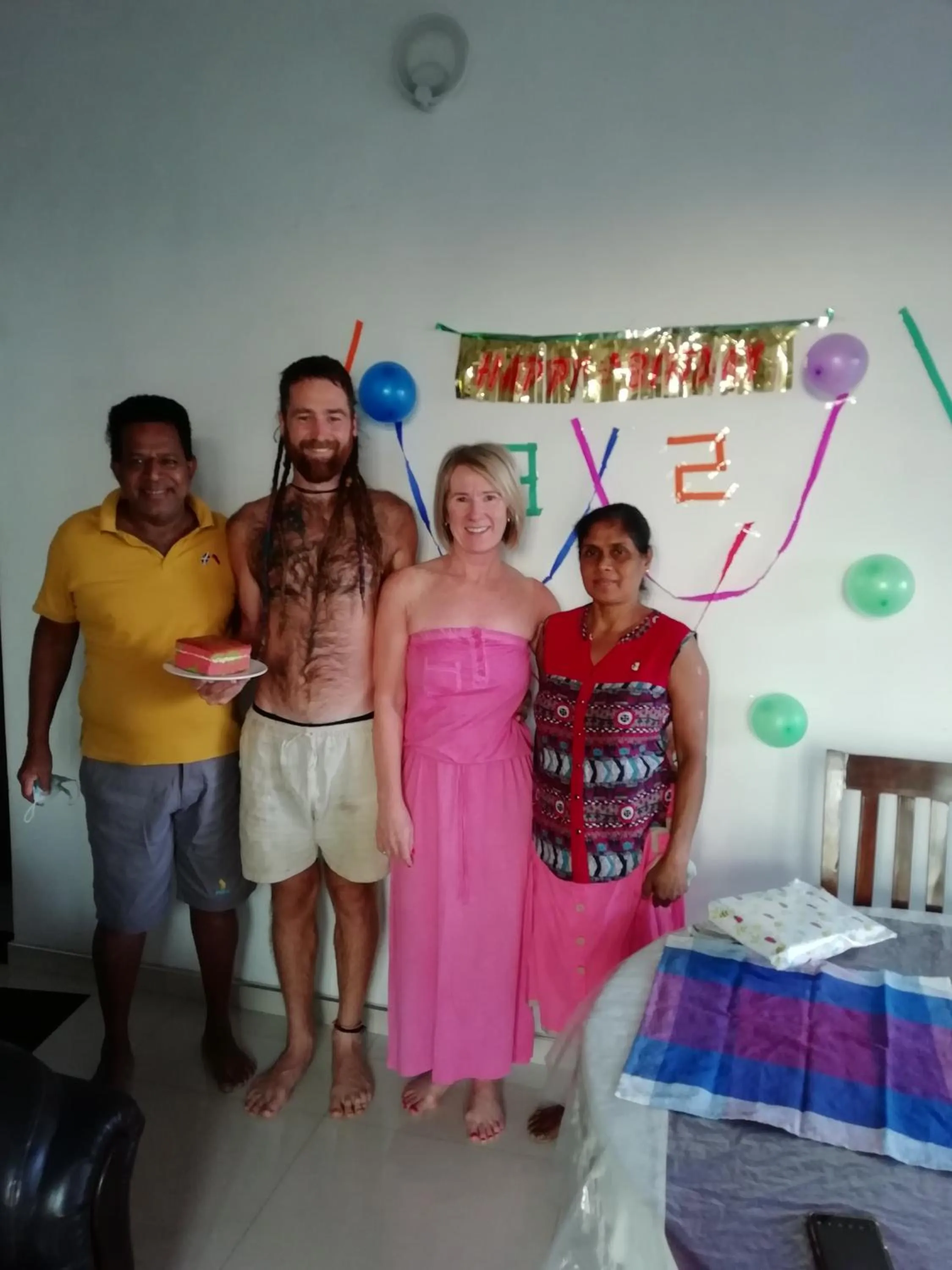 Family in Dreamscape home stay