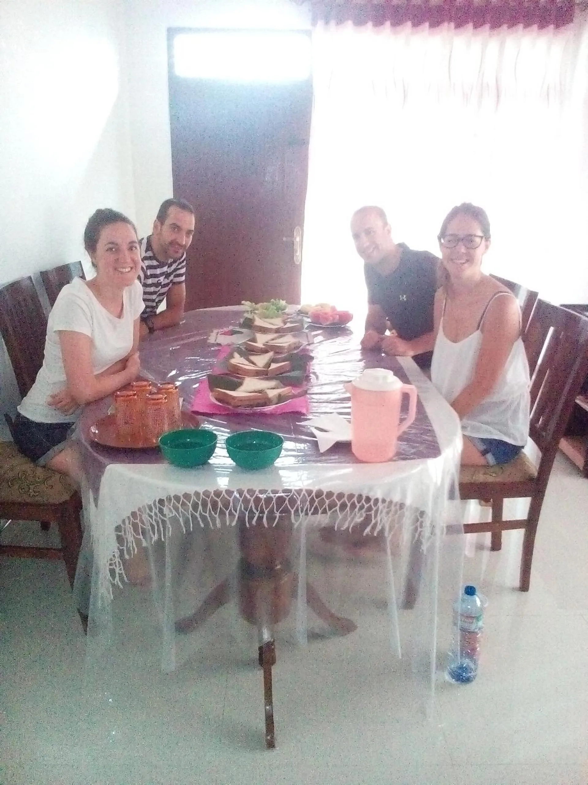group of guests in Dreamscape home stay