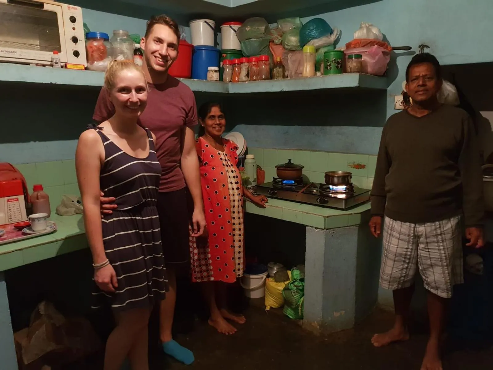 group of guests in Dreamscape home stay