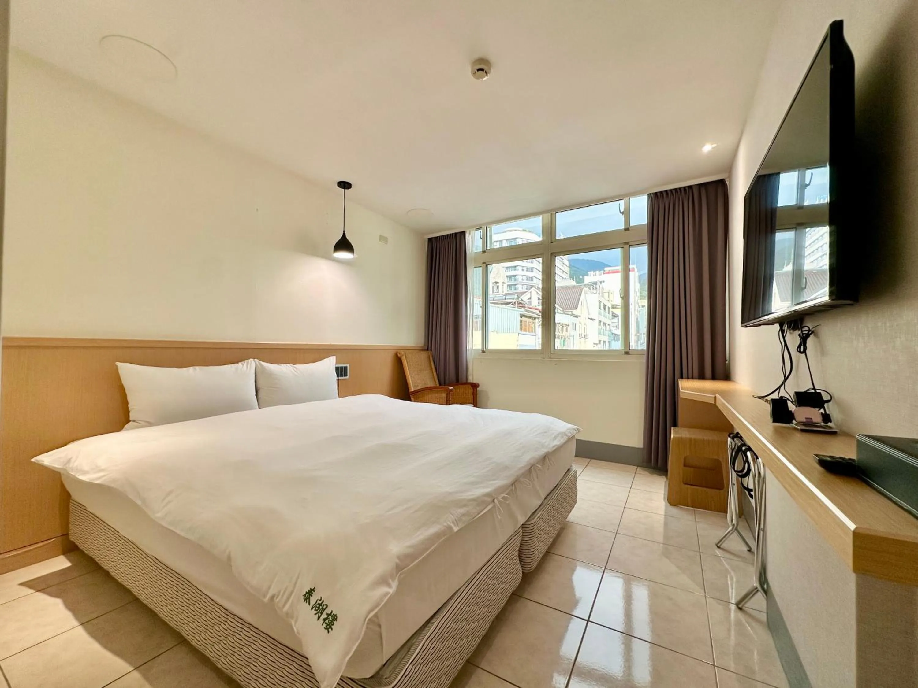 Bed in Taihu Hotel Sun Moon Lake