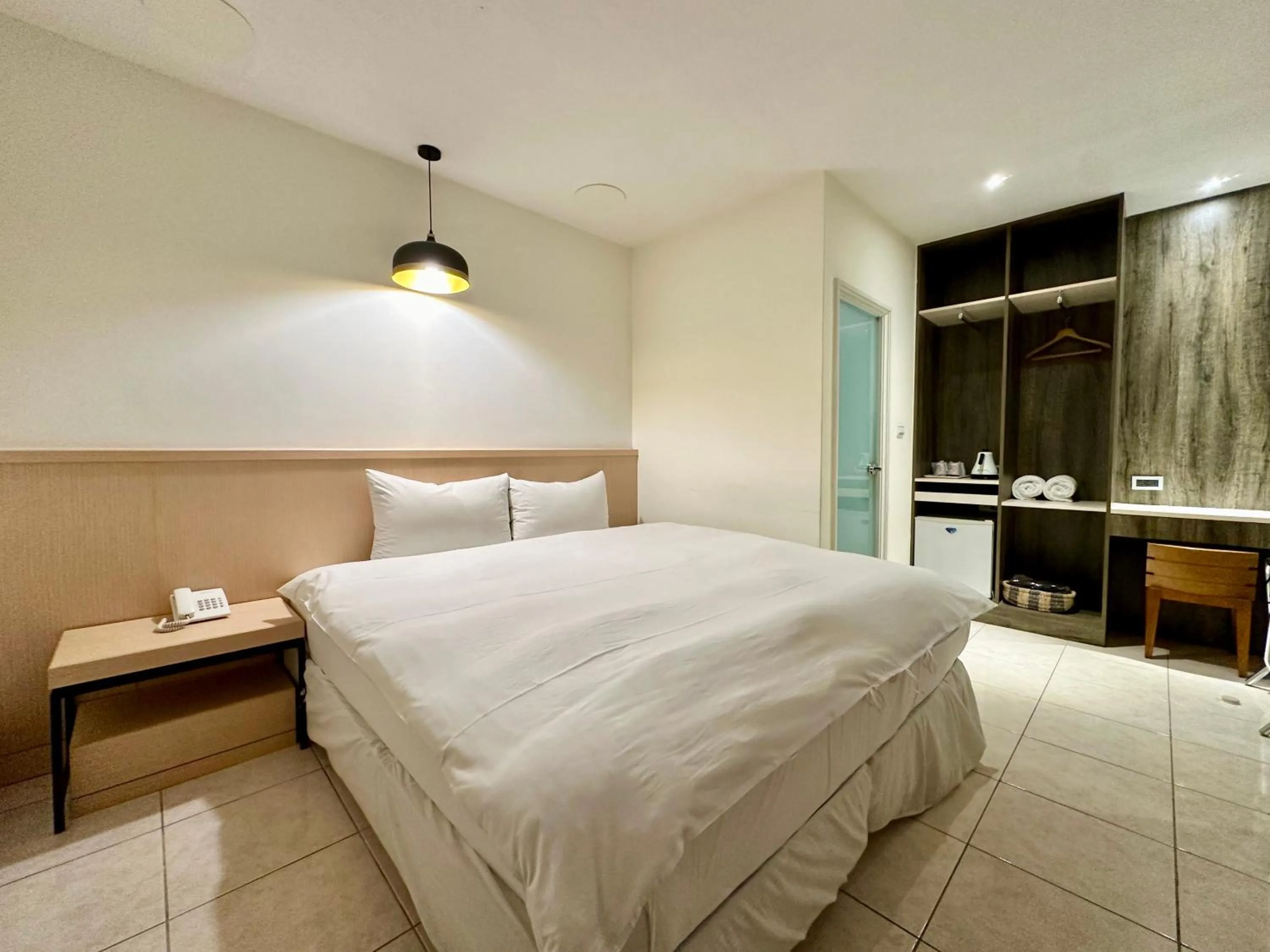 Bed in Taihu Hotel Sun Moon Lake