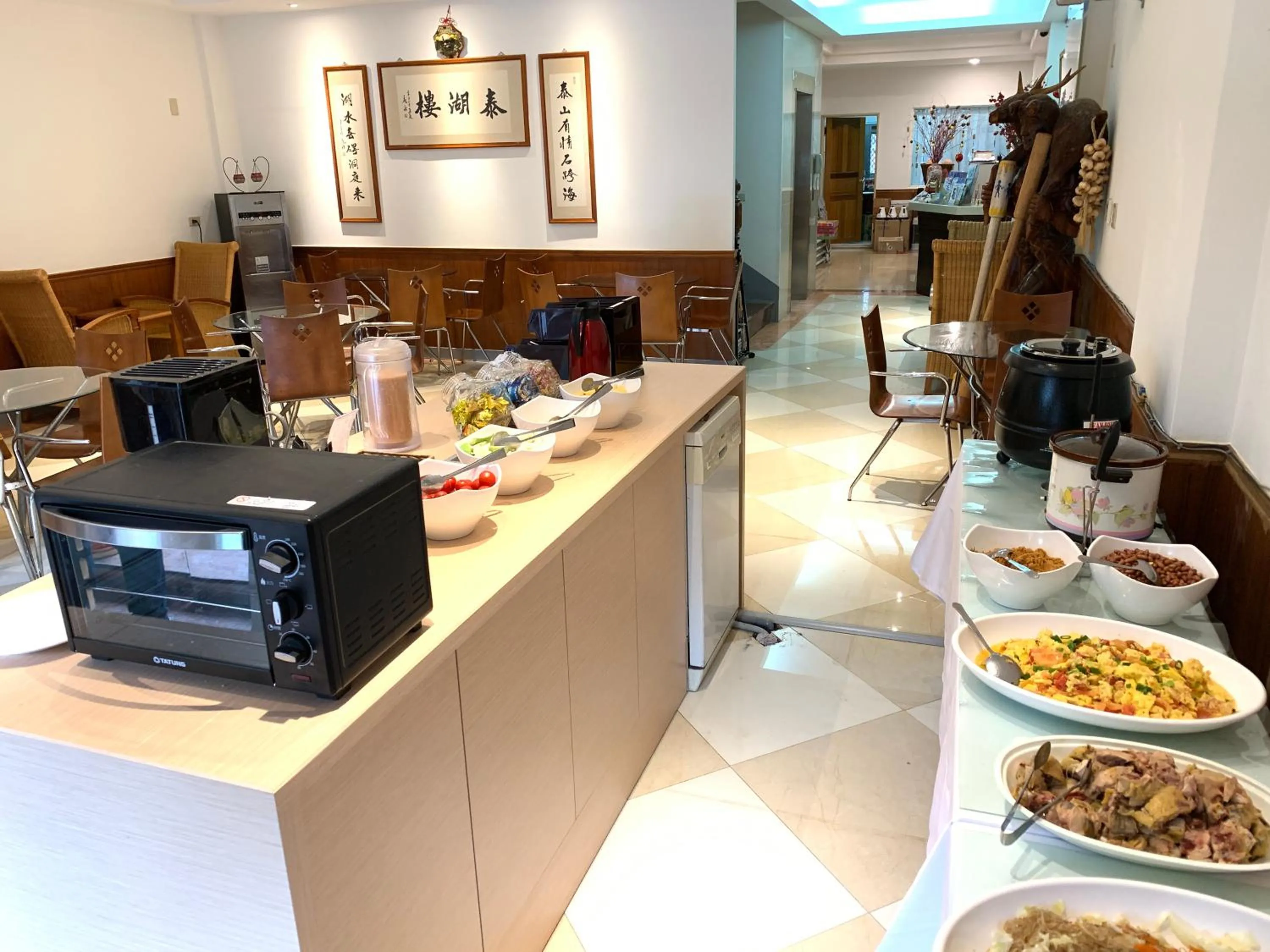 Food close-up in Taihu Hotel Sun Moon Lake