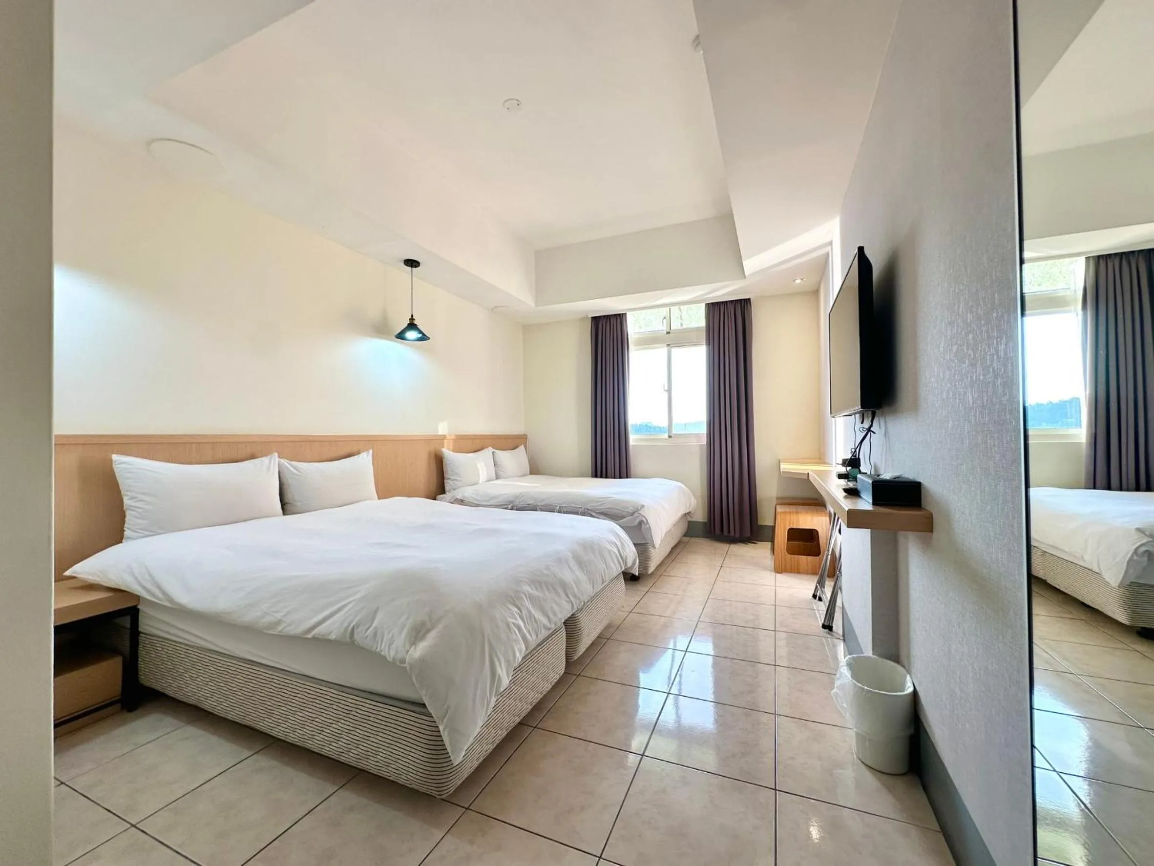 Bed in Taihu Hotel Sun Moon Lake