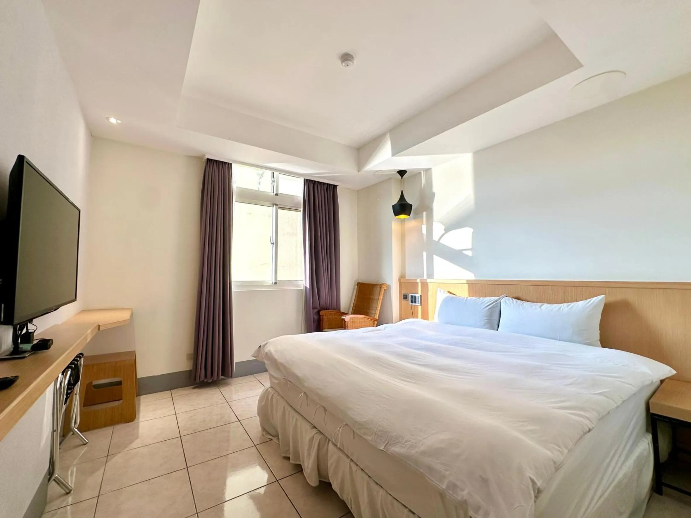 Bed in Taihu Hotel Sun Moon Lake