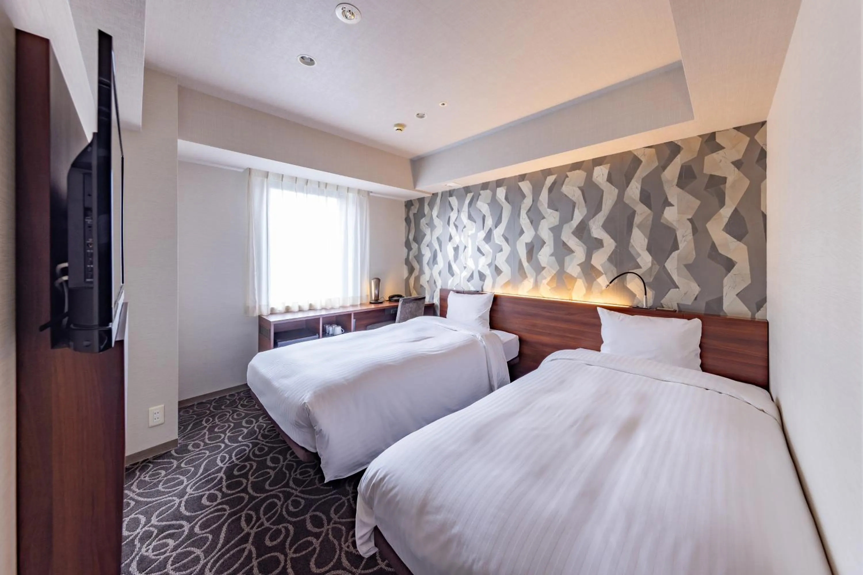 Photo of the whole room, Bed in Hotel Keihan Sapporo