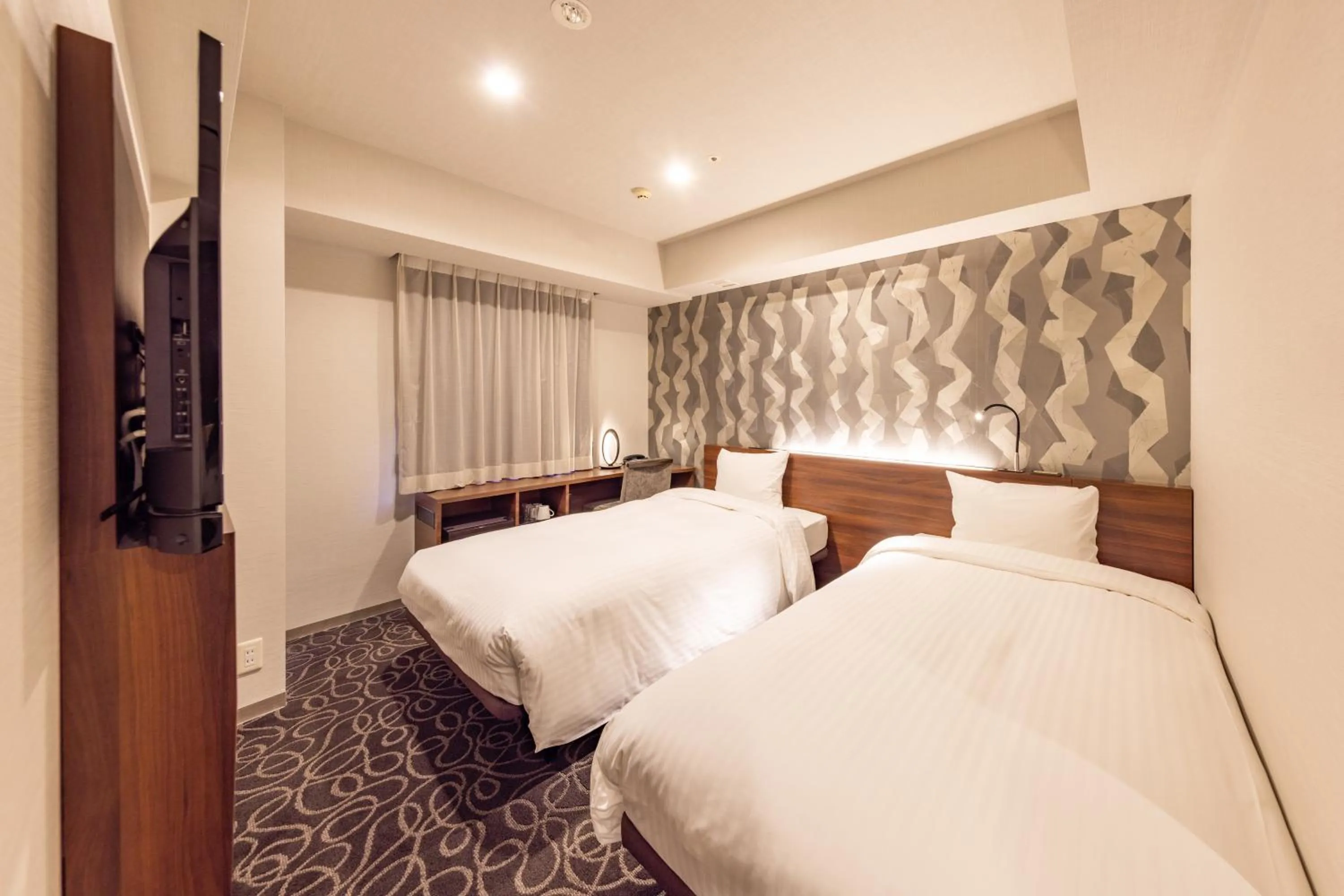 Photo of the whole room, Bed in Hotel Keihan Sapporo