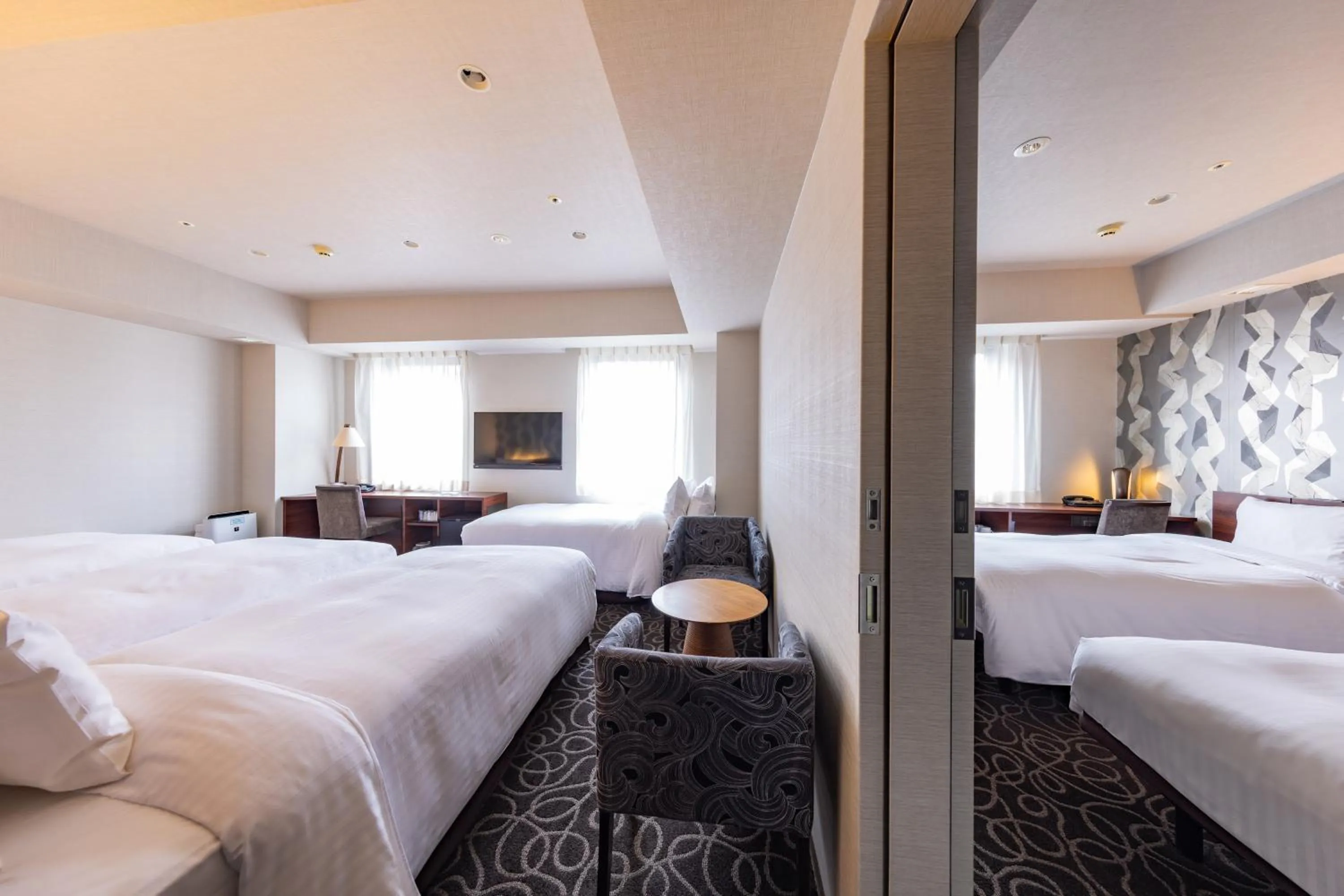 Photo of the whole room, Bed in Hotel Keihan Sapporo