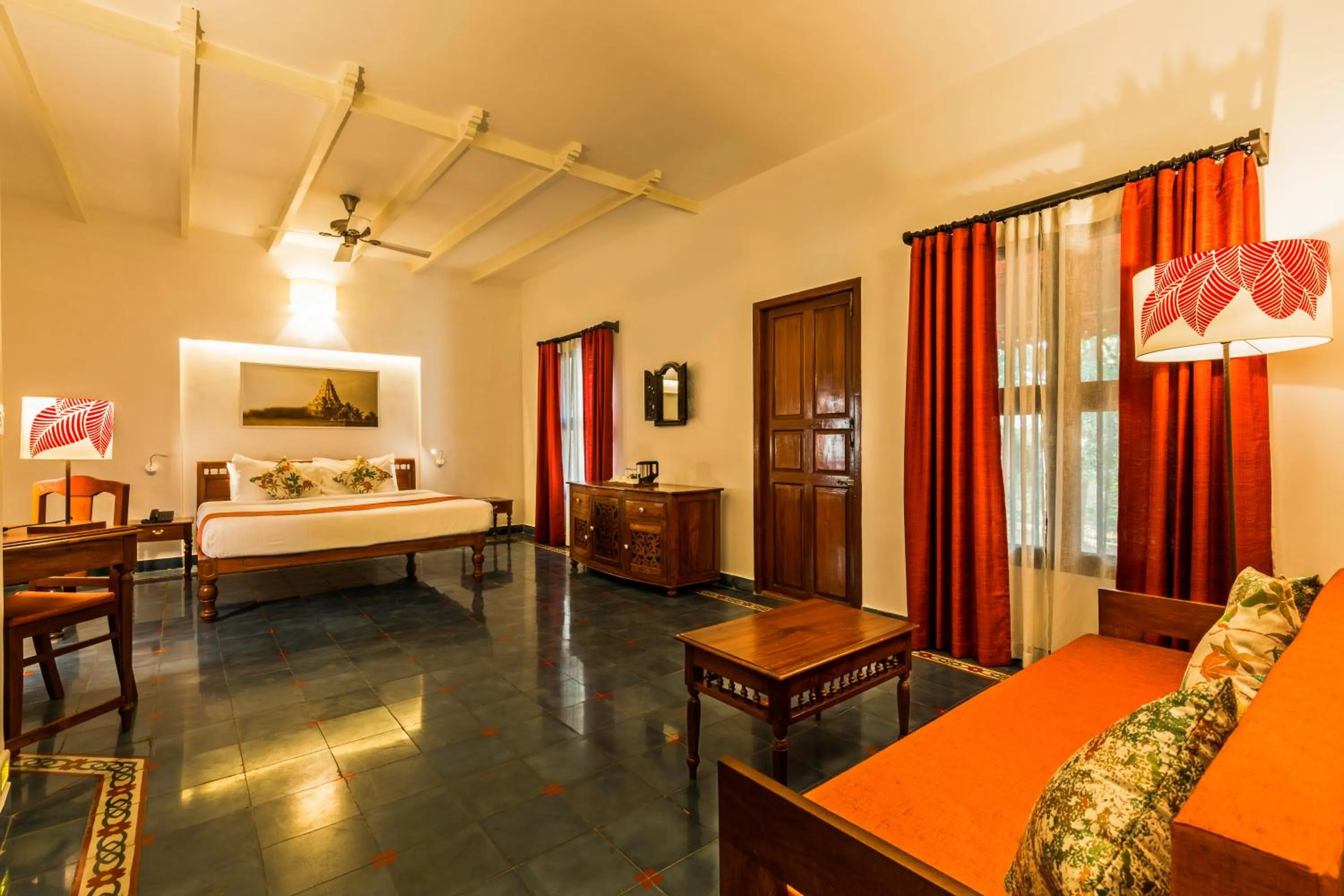 Photo of the whole room, Bed in Mantra Koodam Kumbakonam - A CGH Earth Experience