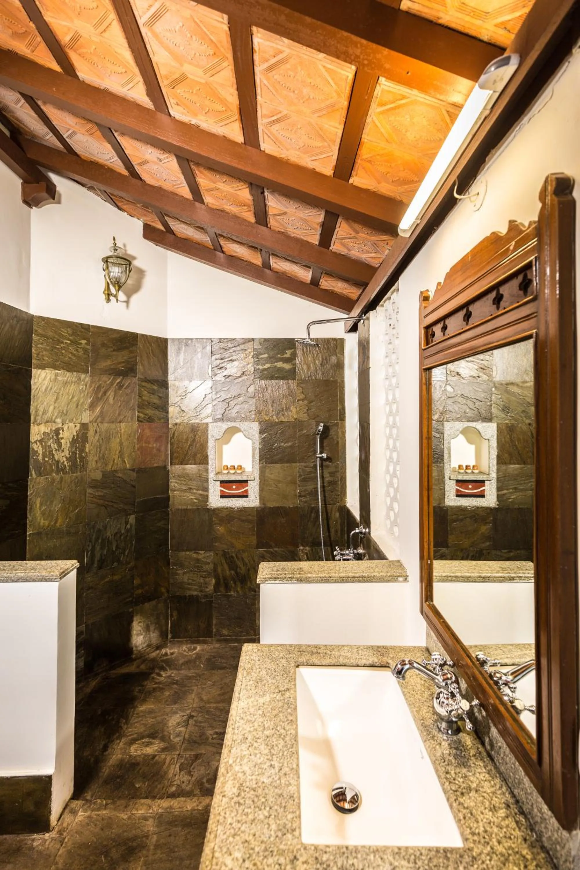 Bathroom in Mantra Koodam Kumbakonam - A CGH Earth Experience
