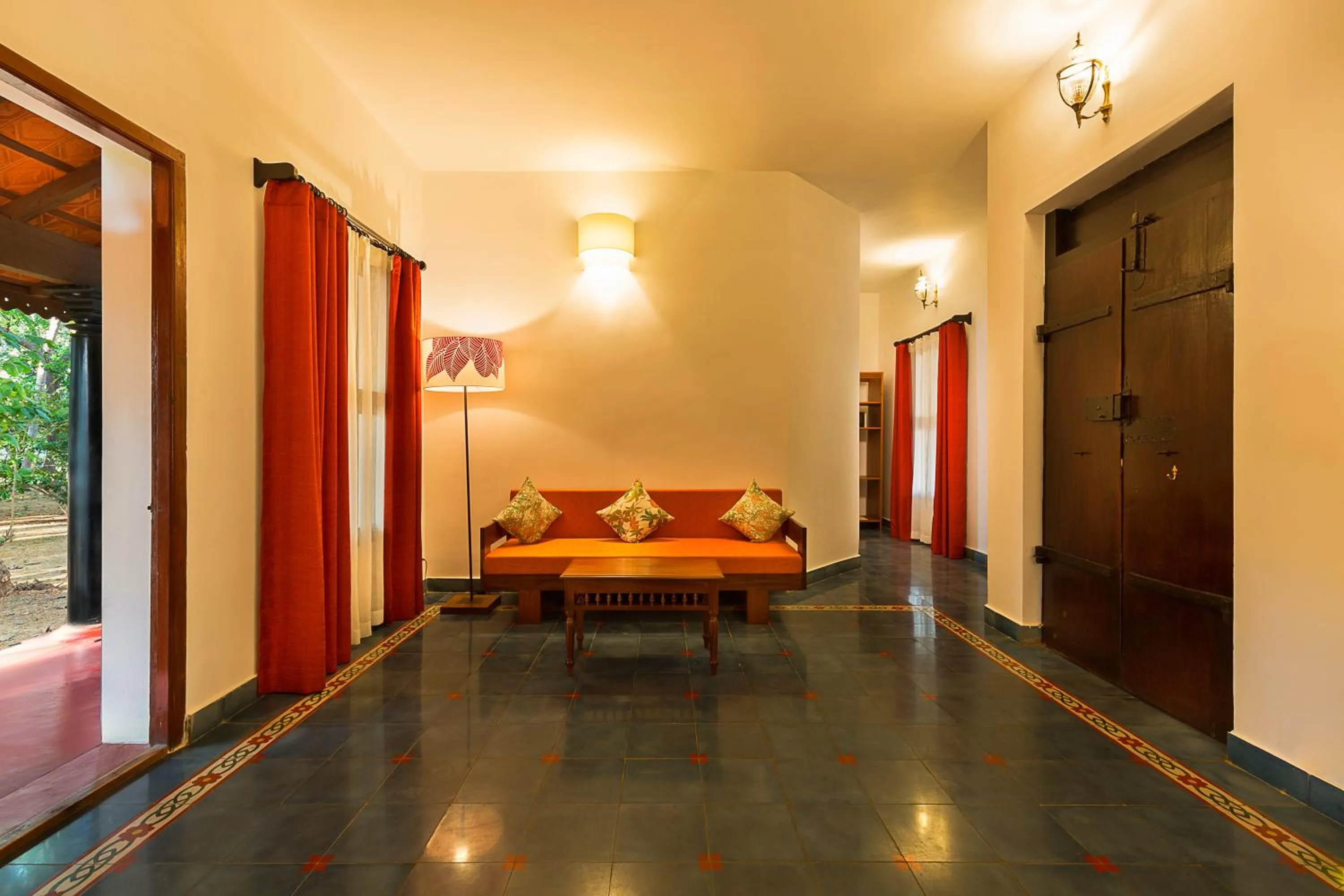 Living room in Mantra Koodam Kumbakonam - A CGH Earth Experience