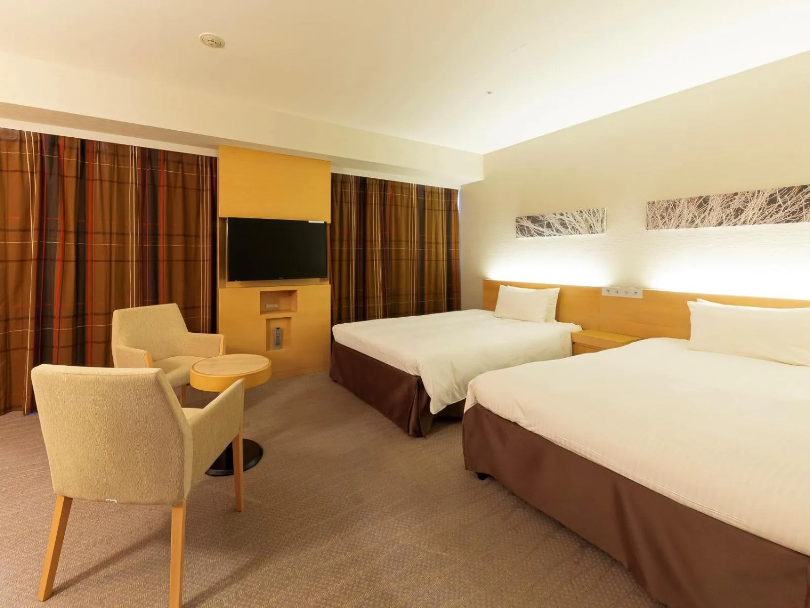 Bed in Hotel Keihan Kyobashi Grande