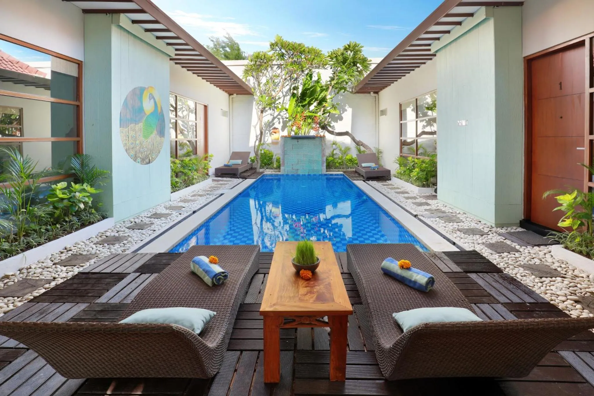 Swimming pool in The Vie Villa Legian