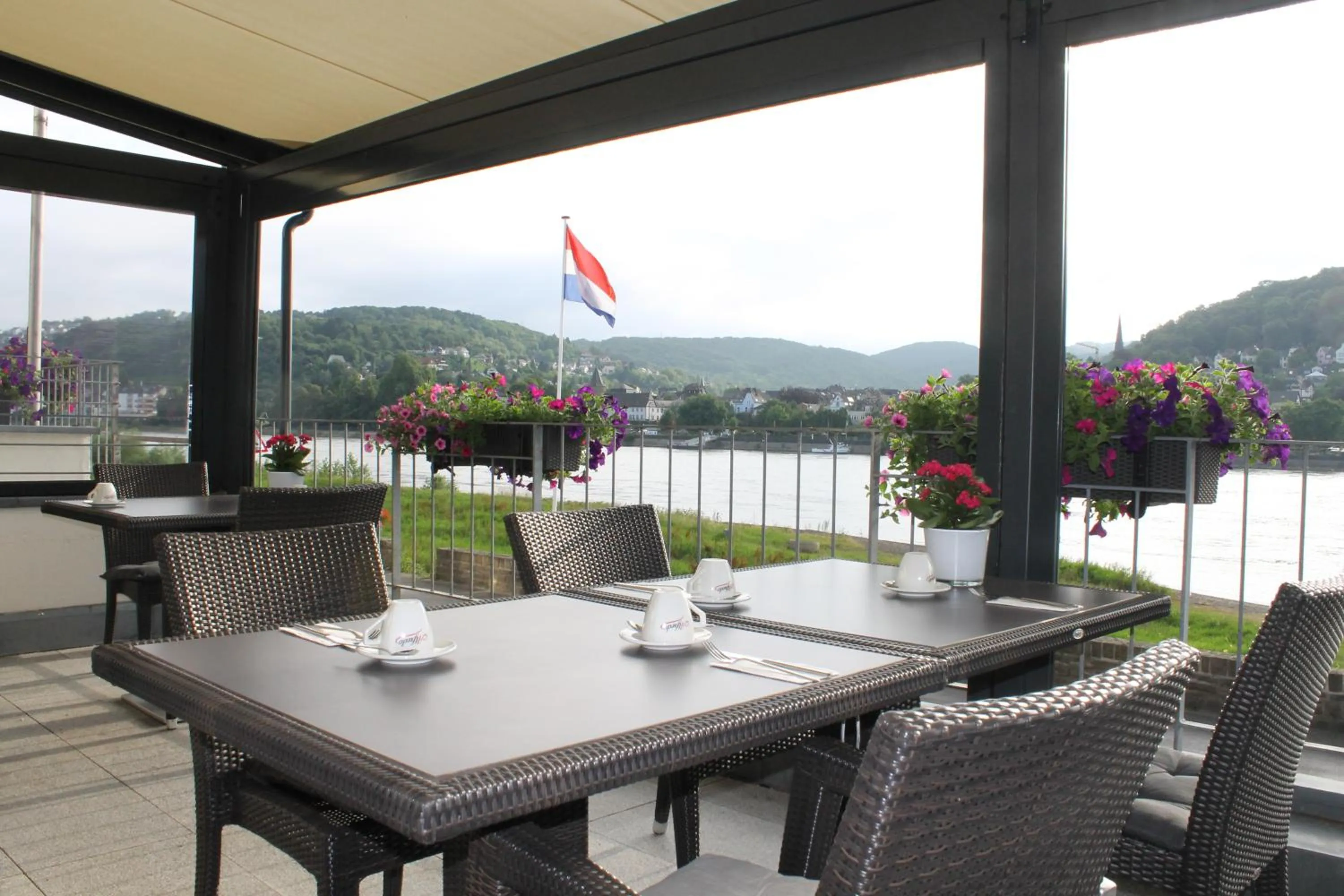 Balcony/Terrace in RheinHotel ARTE