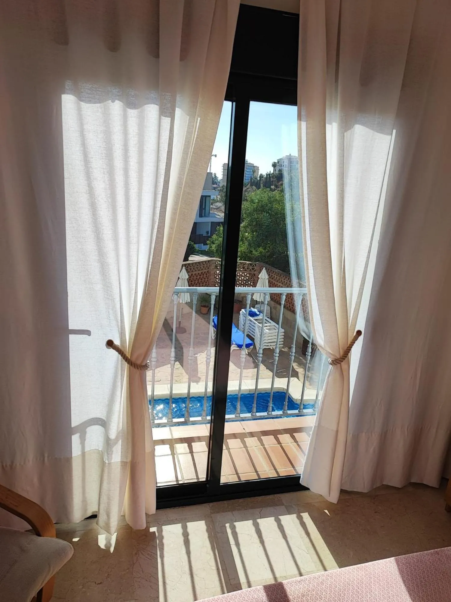 View (from property/room), Bed in Biznaga Hols