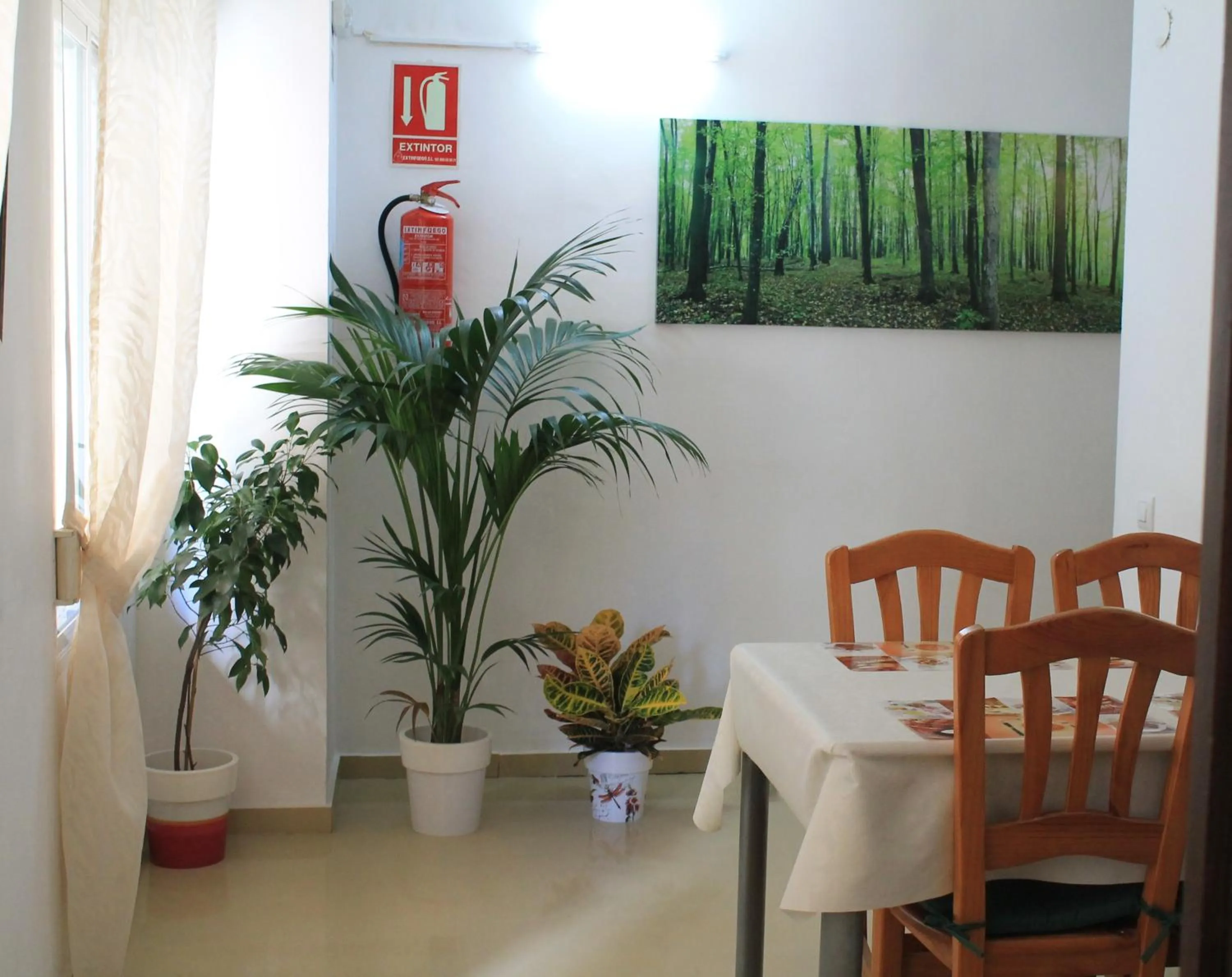 Dining area in Pension El Parque