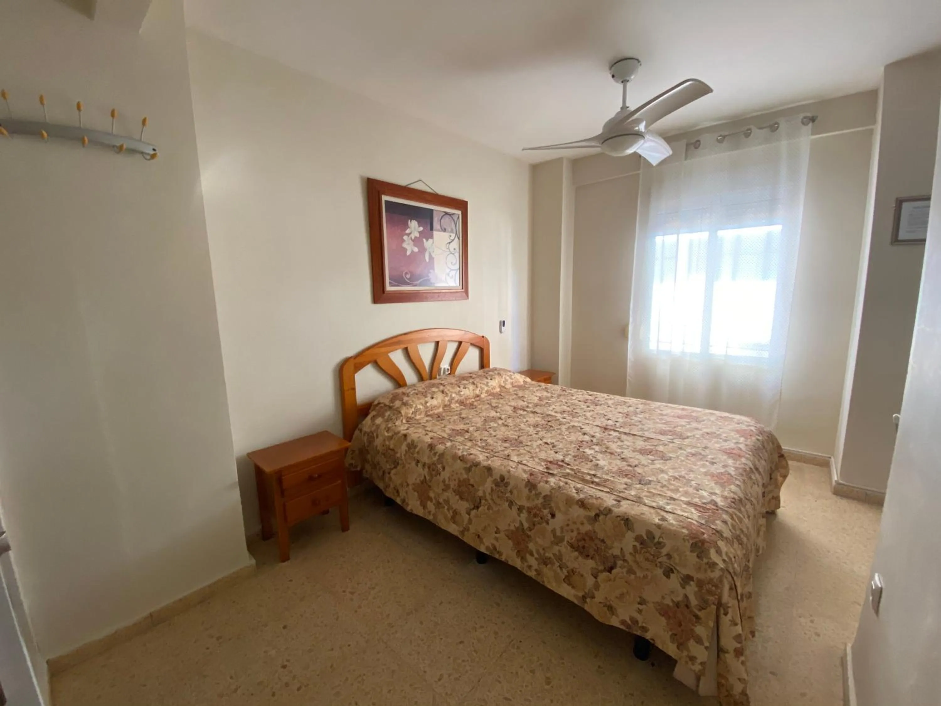 Bed in Pension El Parque