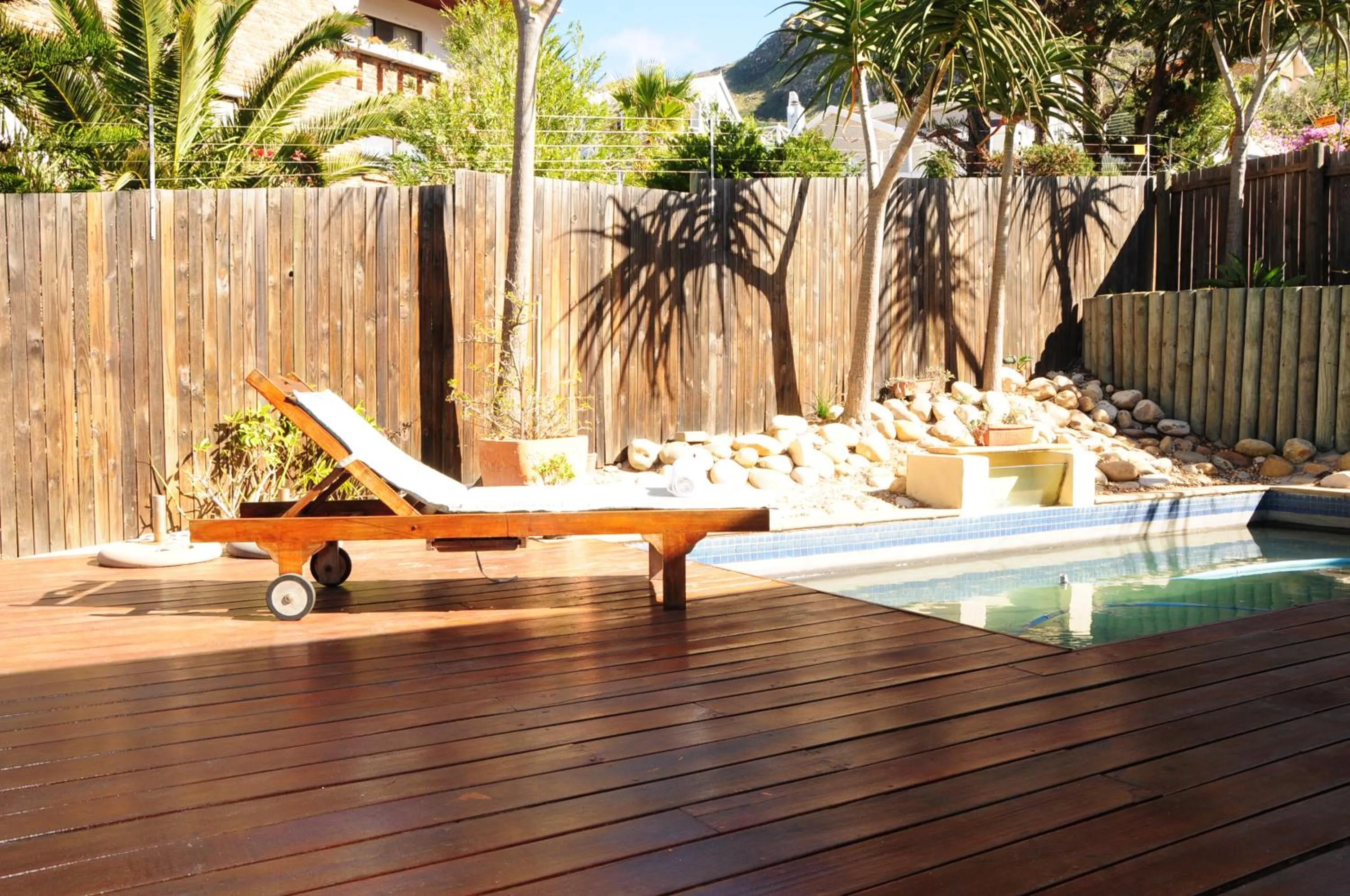 Pool view in Hout Bay Breeze Guest House