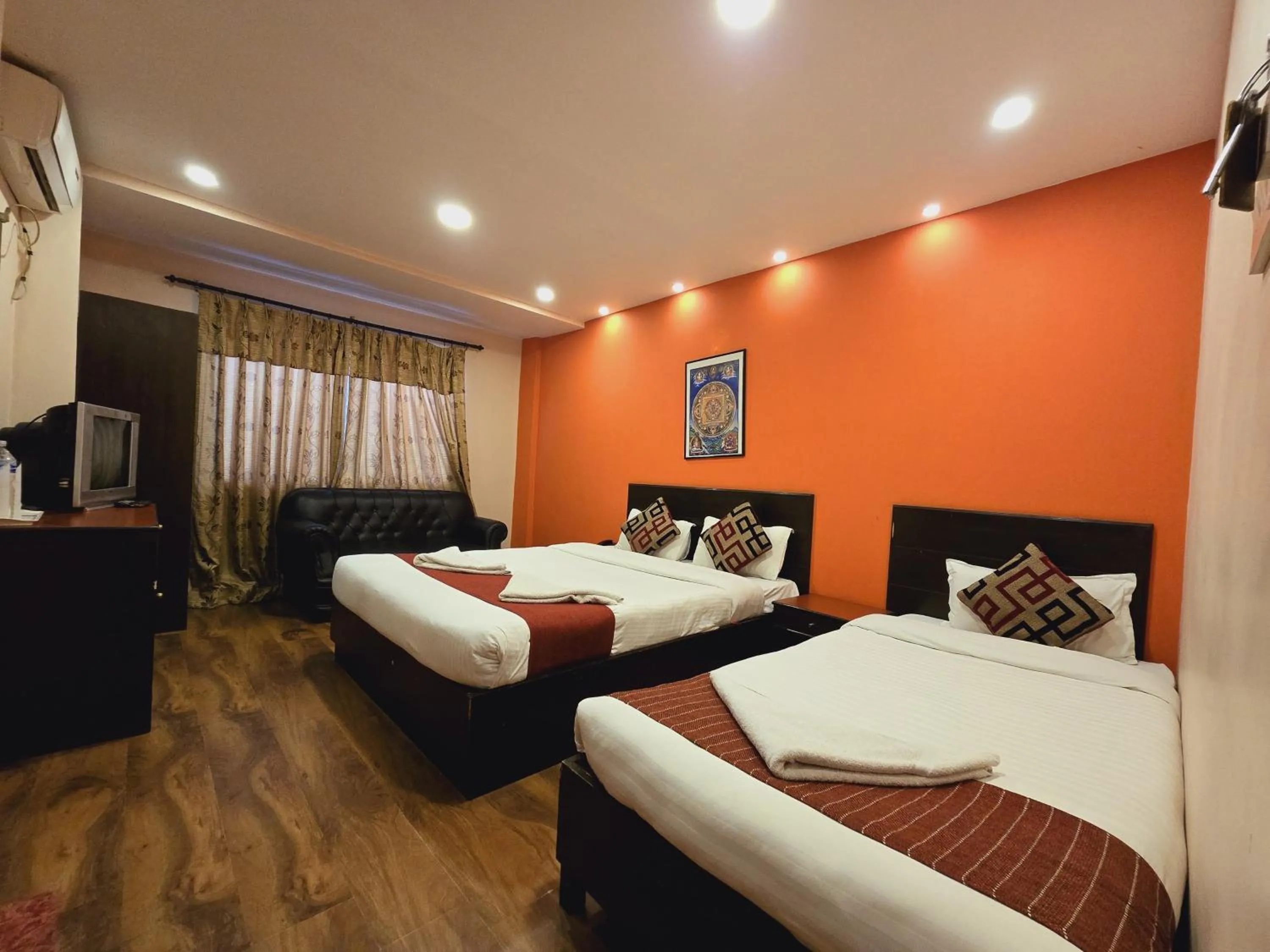 Bed in Cascade Hotel Kathmandu