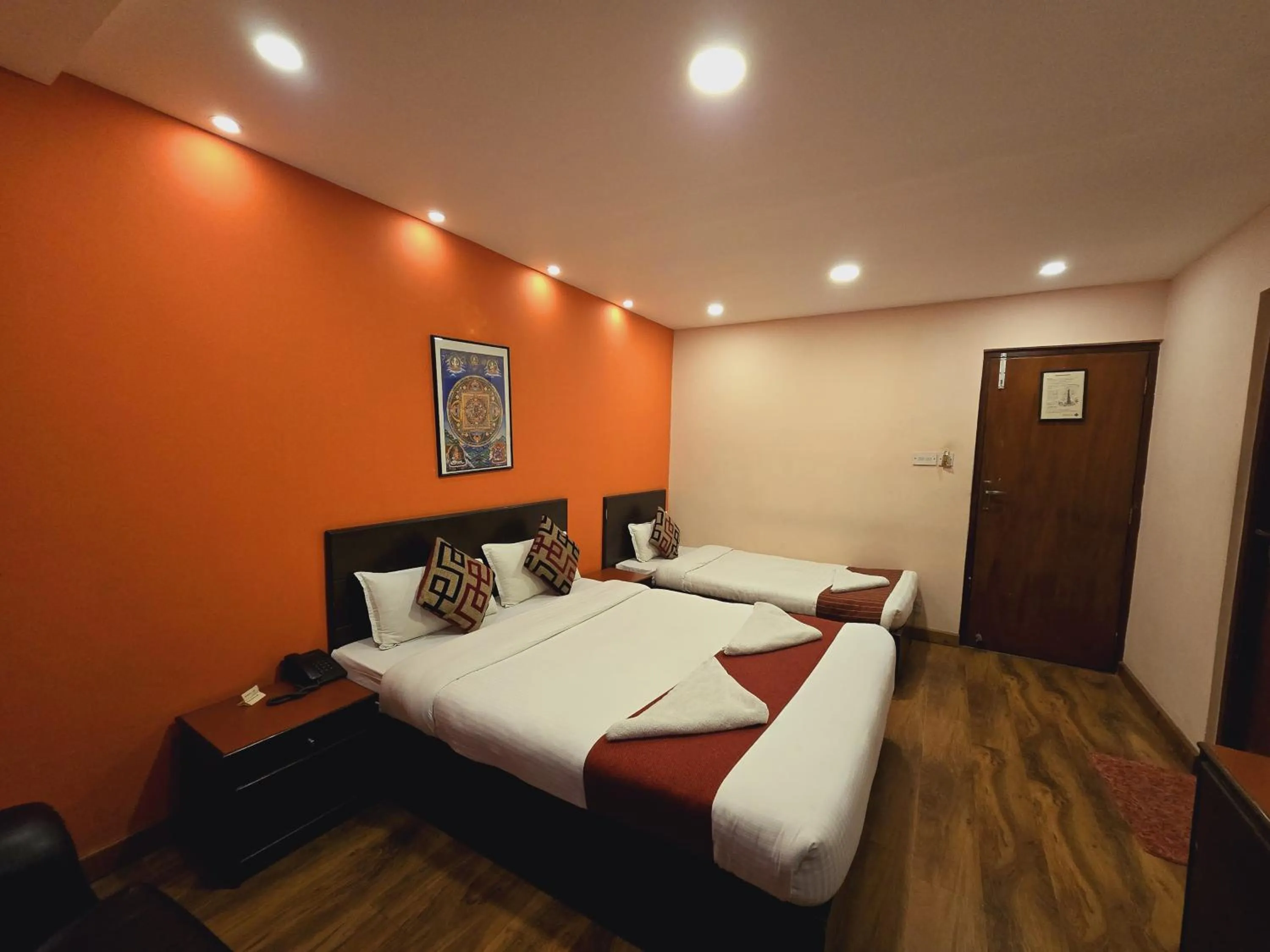 Bed in Cascade Hotel Kathmandu