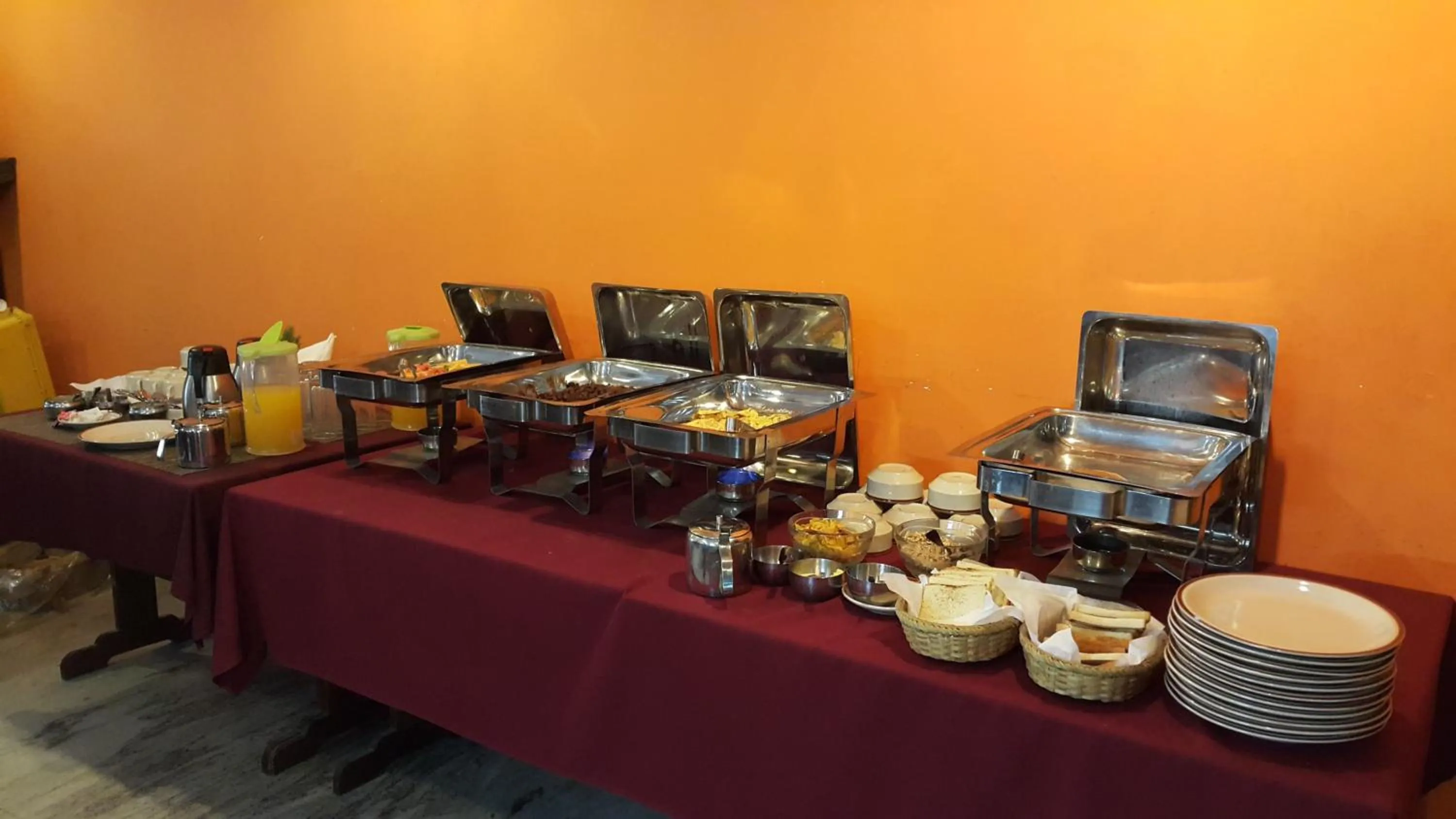 Buffet breakfast in Cascade Hotel Kathmandu