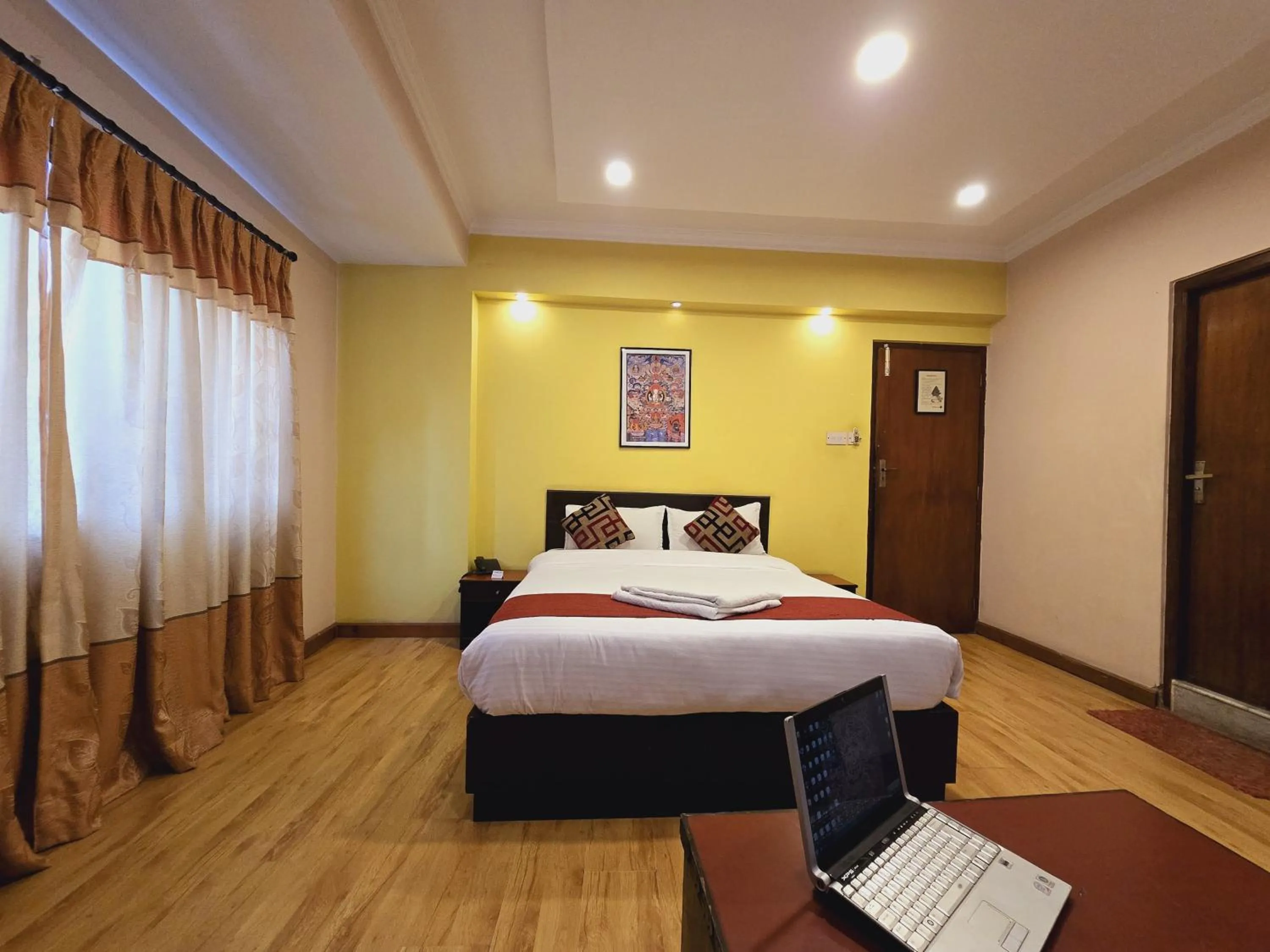 Bed in Cascade Hotel Kathmandu