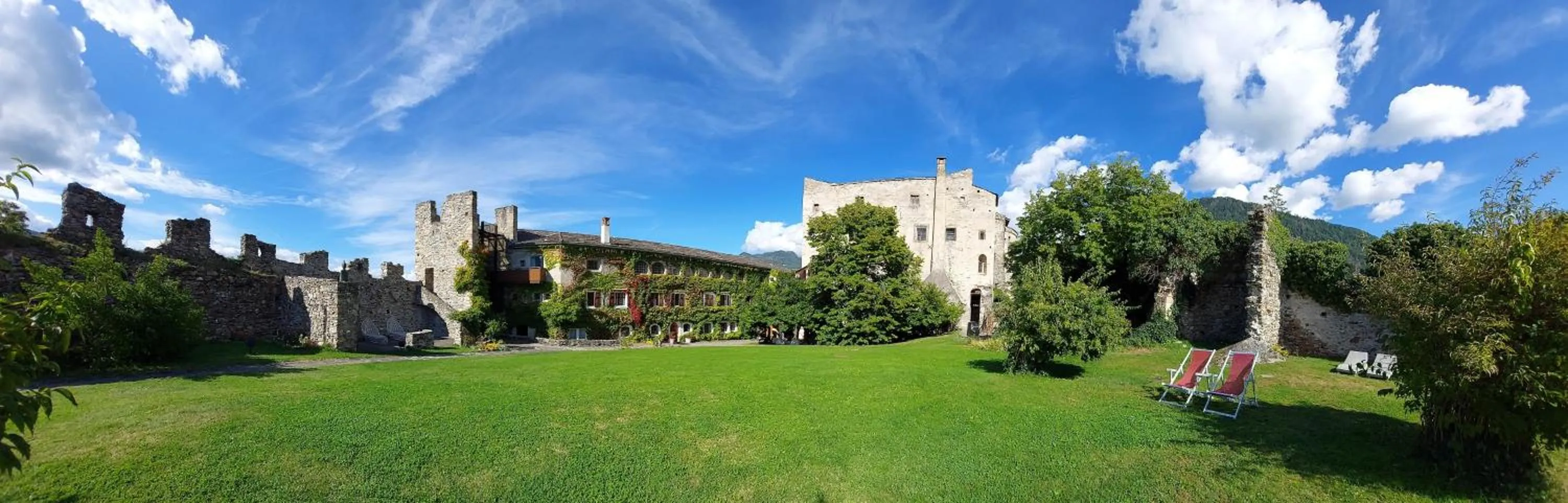 Natural landscape in Castel Pergine