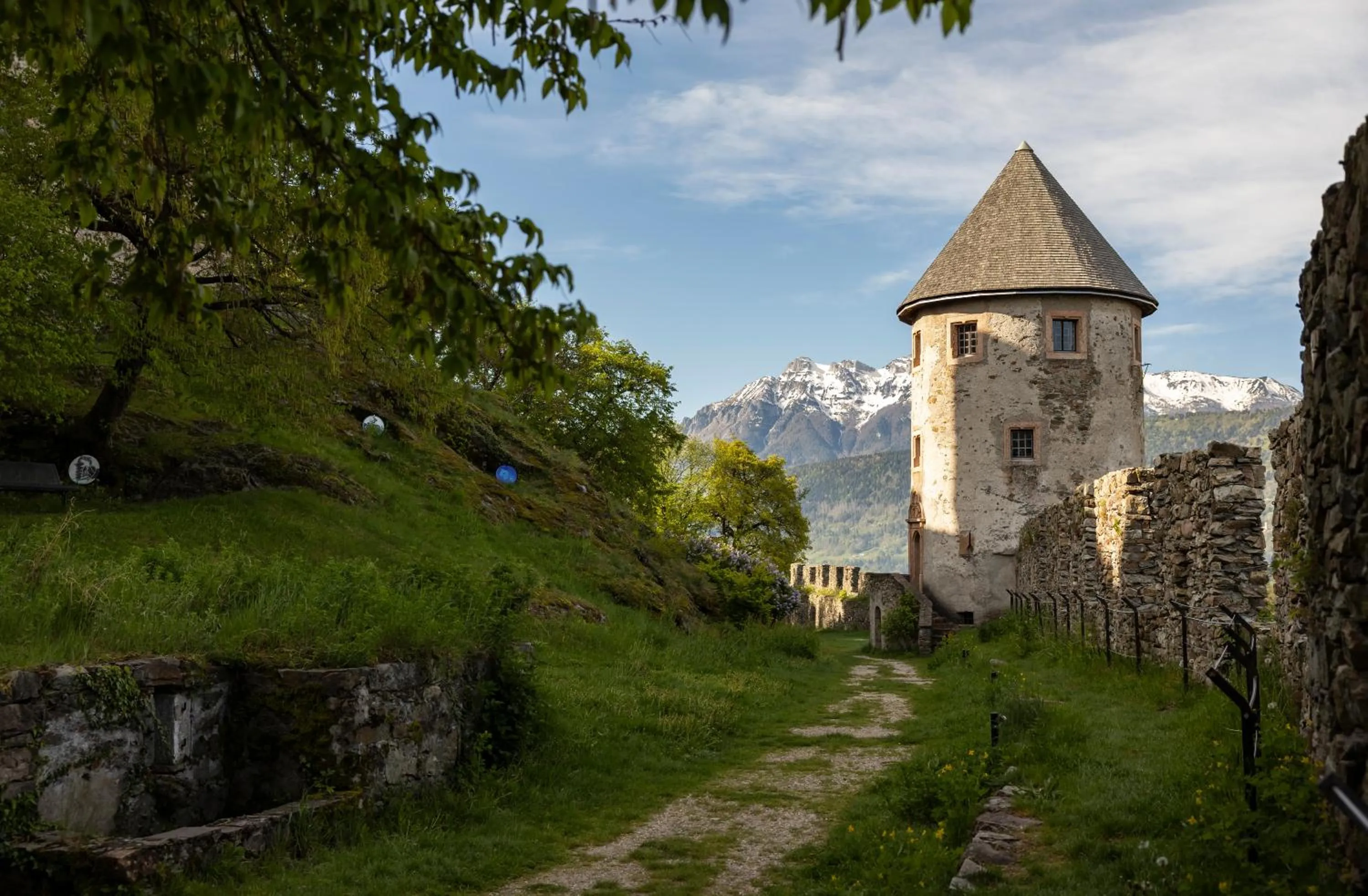 Garden in Castel Pergine