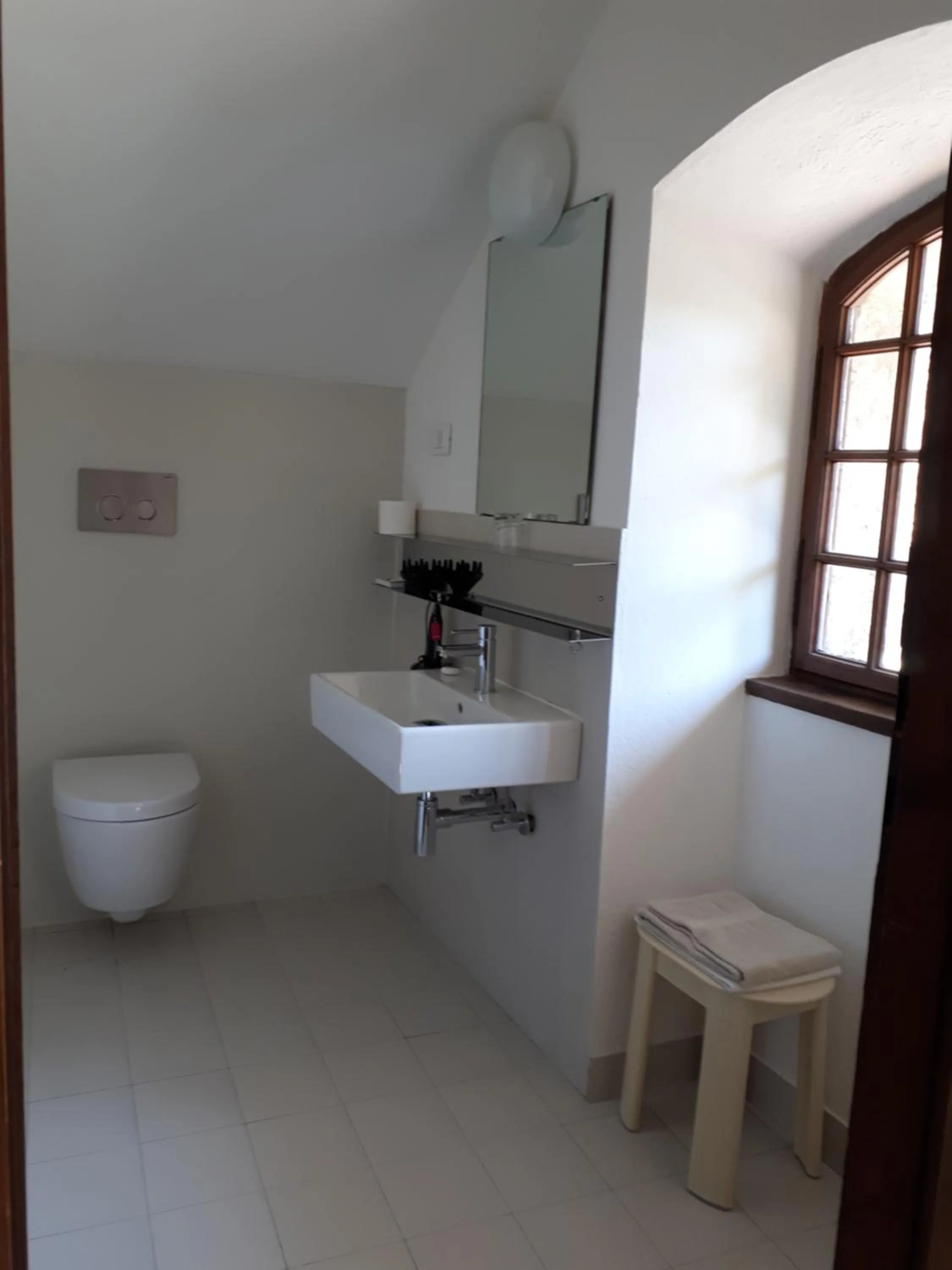 Toilet in Castel Pergine