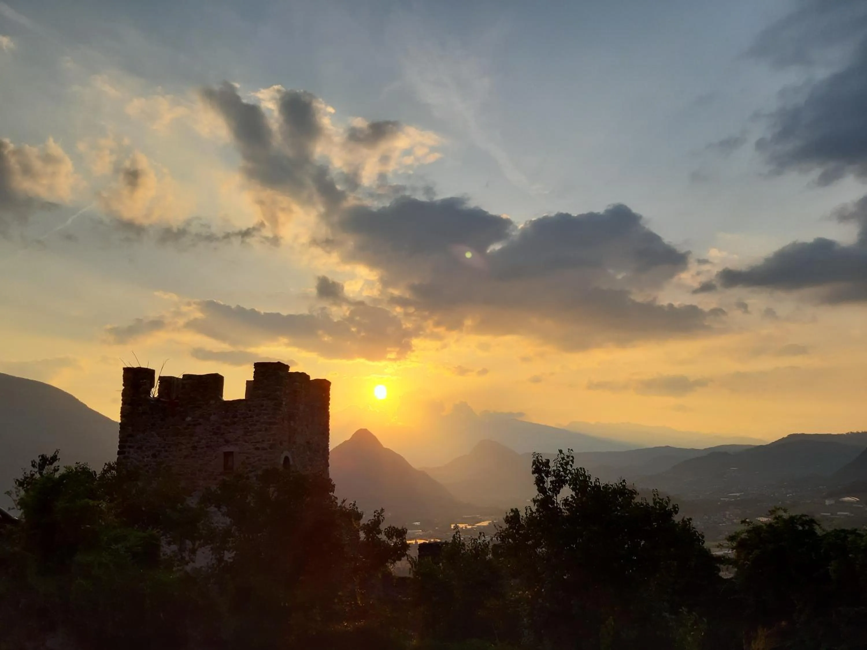 Natural landscape in Castel Pergine