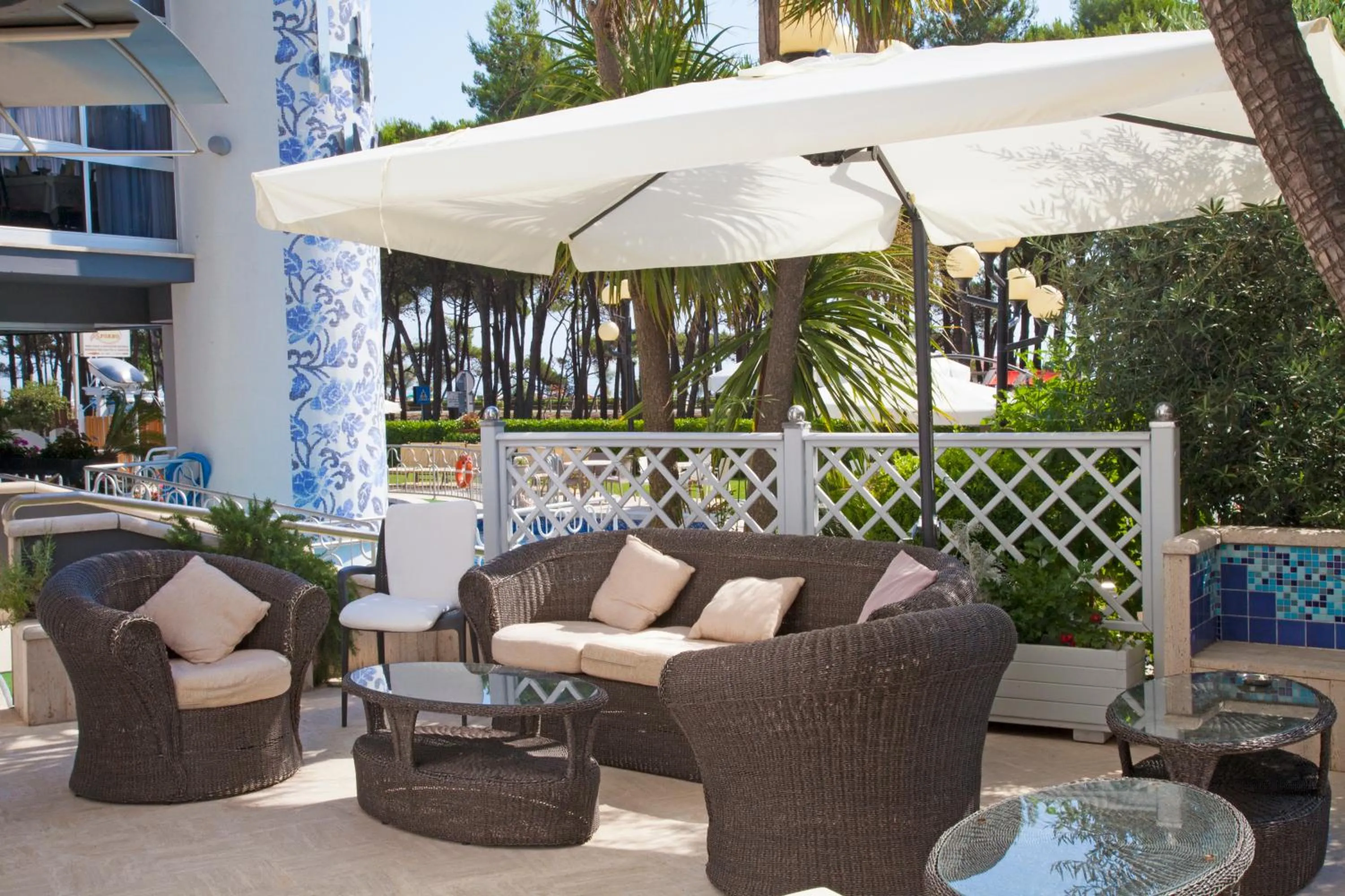 Garden in Hotel Meripol