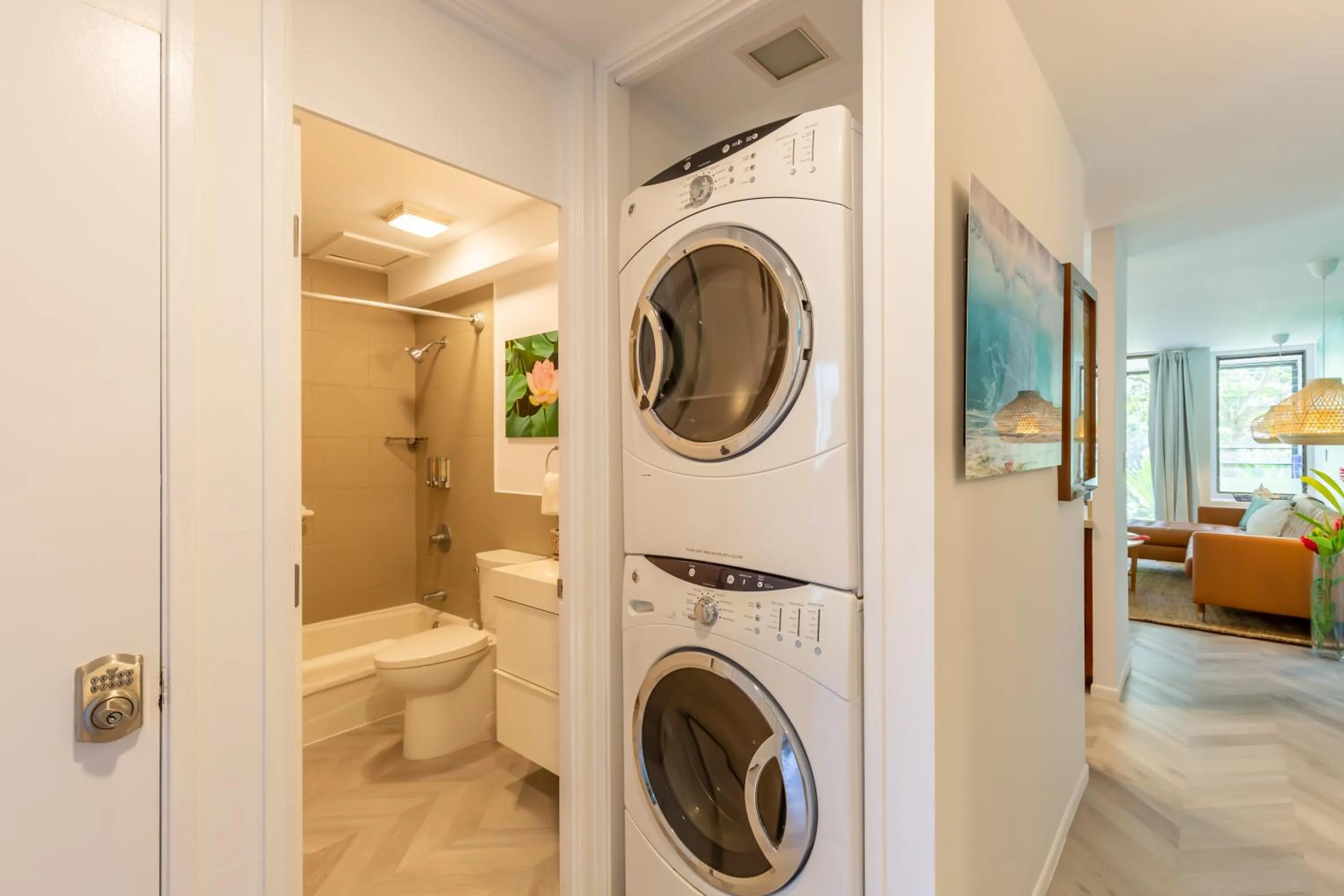 washing machine in The Turtle Bay Signature