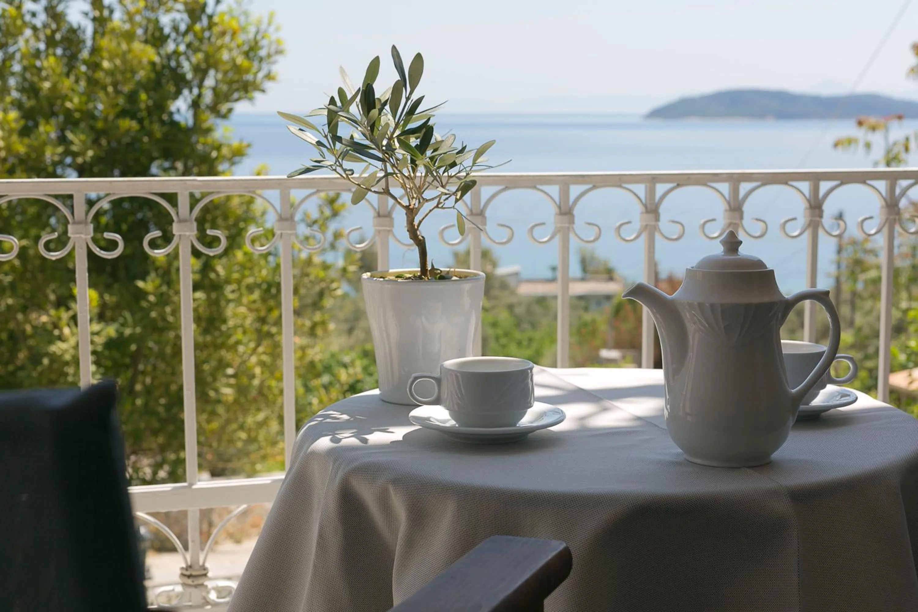 Balcony/Terrace in Irida Aegean View, Philian Hotels and Resorts